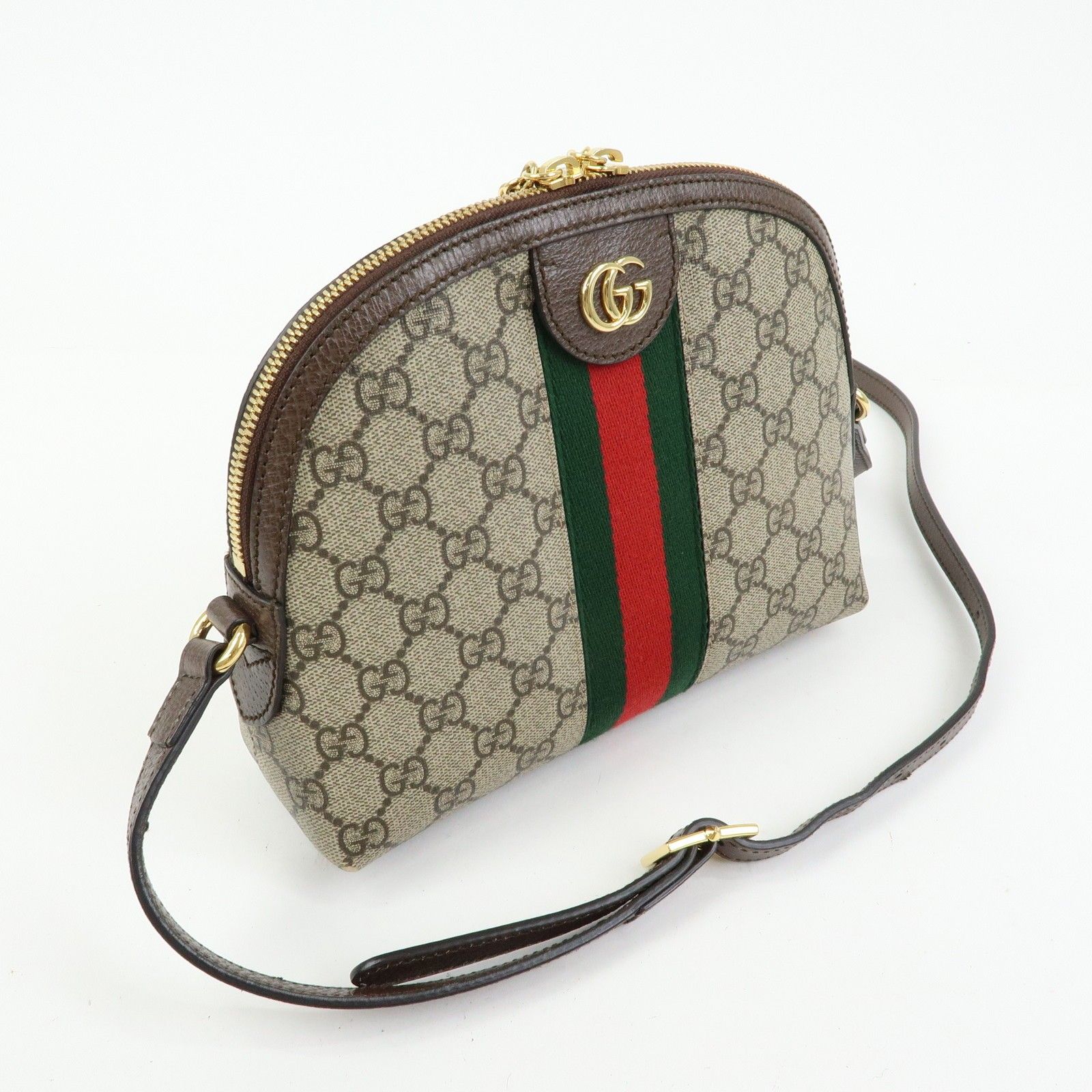 GG Supreme Small Ophidia Dome Shoulder Bag — view 4