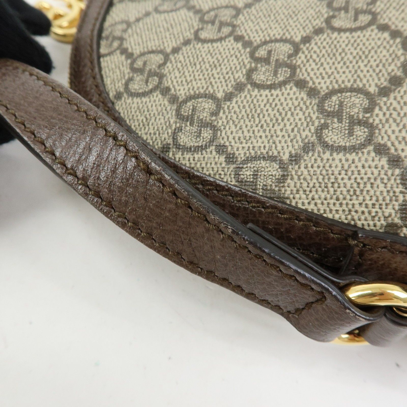 GG Supreme Small Ophidia Dome Shoulder Bag — view 7