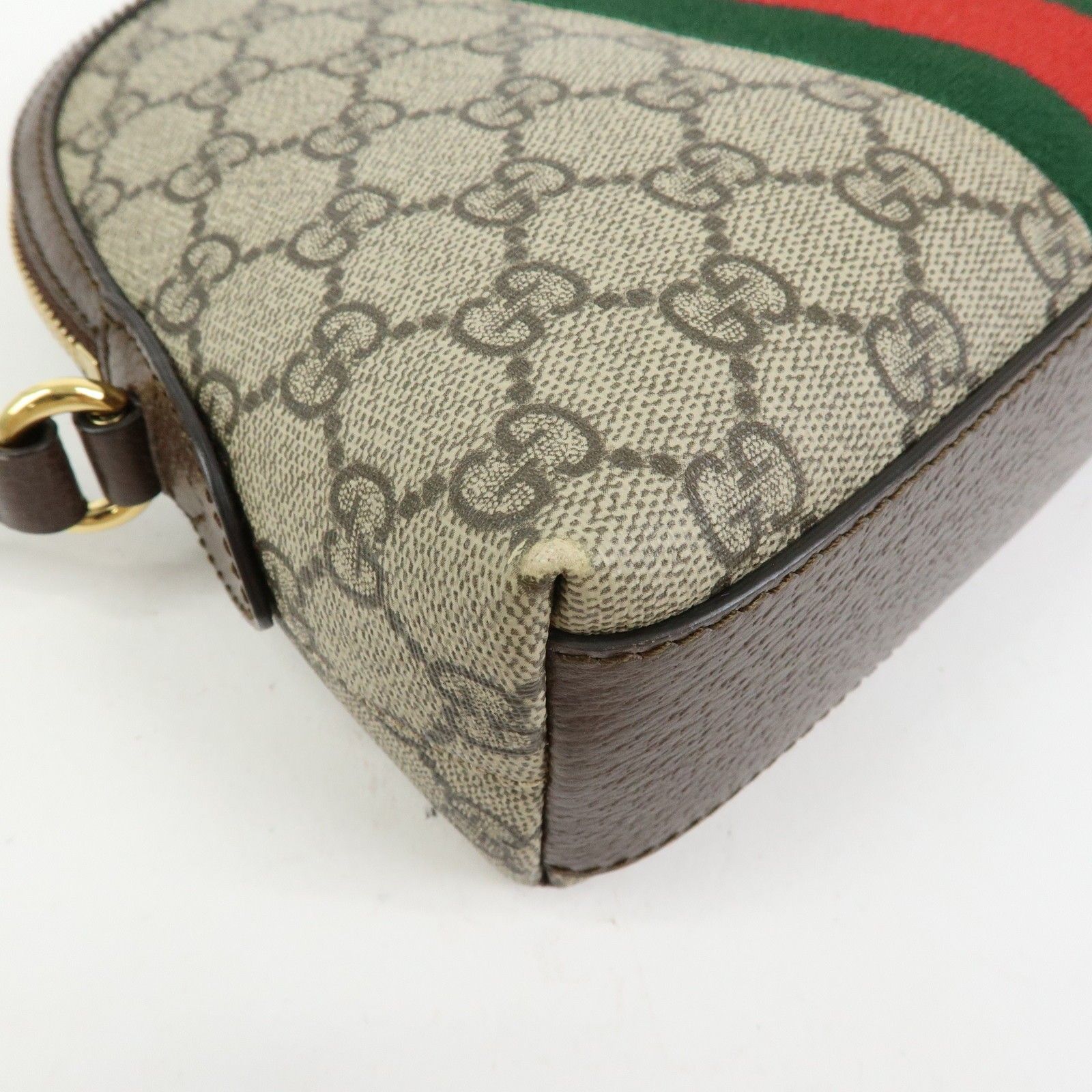 GG Supreme Small Ophidia Dome Shoulder Bag — view 8