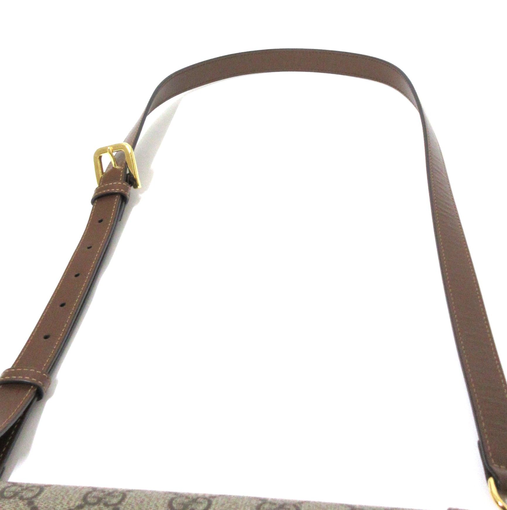 GG Supreme Monogram Web Mini Horsebit 1955 Shoulder Bag — view 9