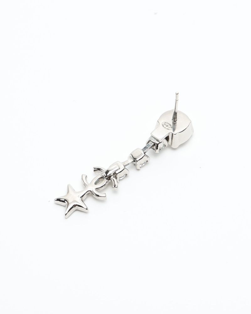 Coco Mark Rhinestone Dangling Earrings — view 6