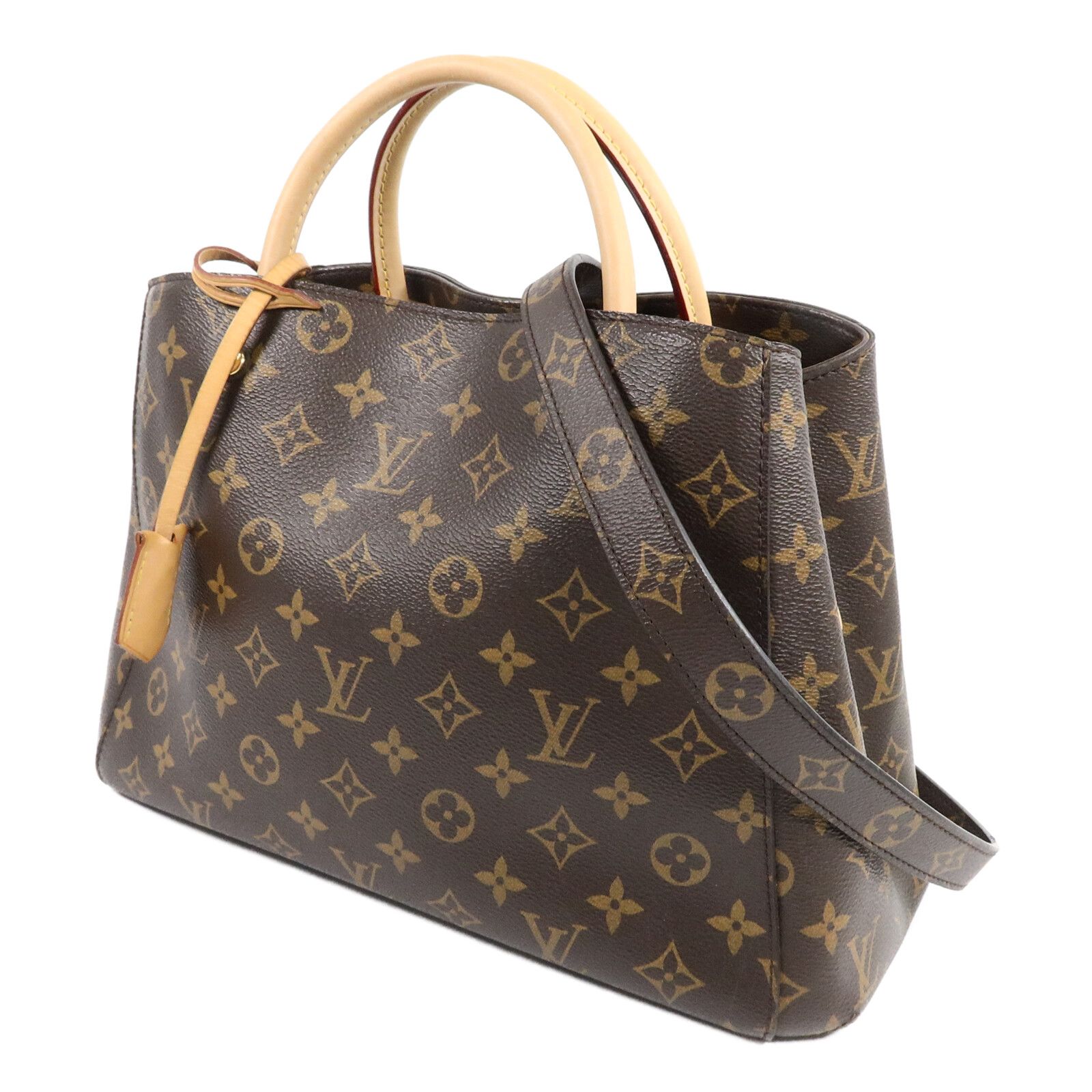 Monogram Montaigne Mm Hand-turn Shoulder Bag Brown 2way Shoulder Bag M 41056 — view 3