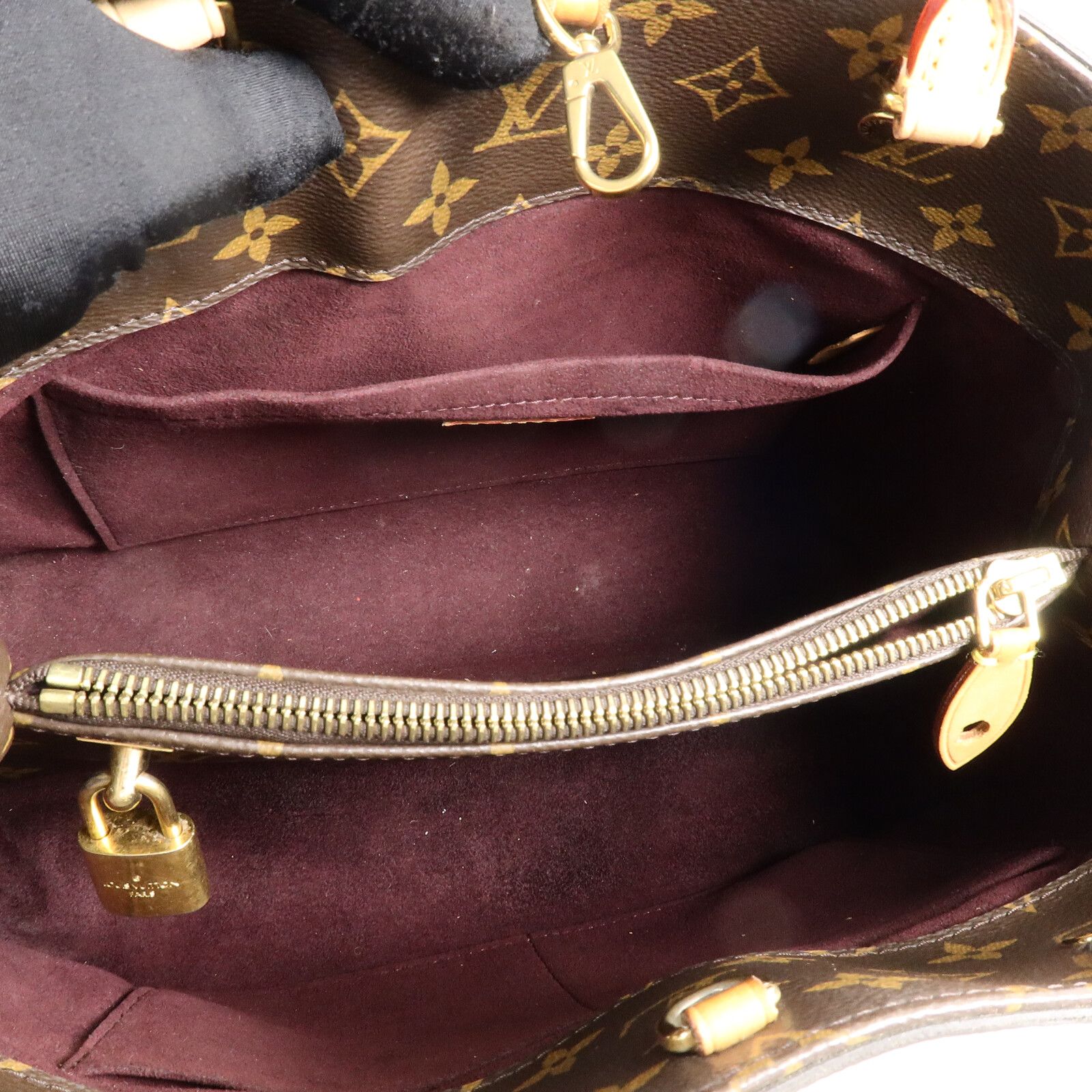 Monogram Montaigne Mm Hand-turn Shoulder Bag Brown 2way Shoulder Bag M 41056 — view 5