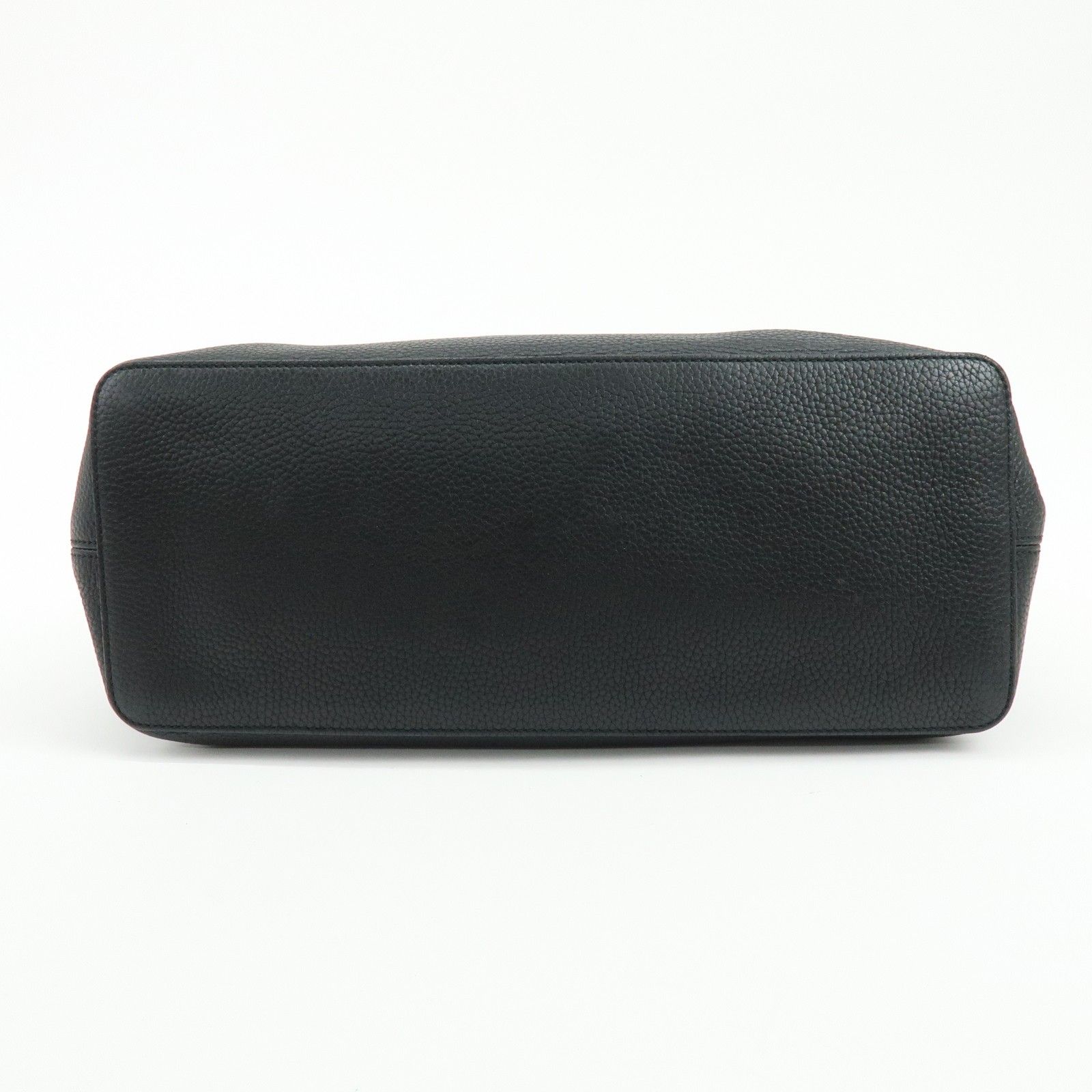 SOHO Interlocking G Leather 2Way Hand Shoulder Bag Black 536194 — view 5