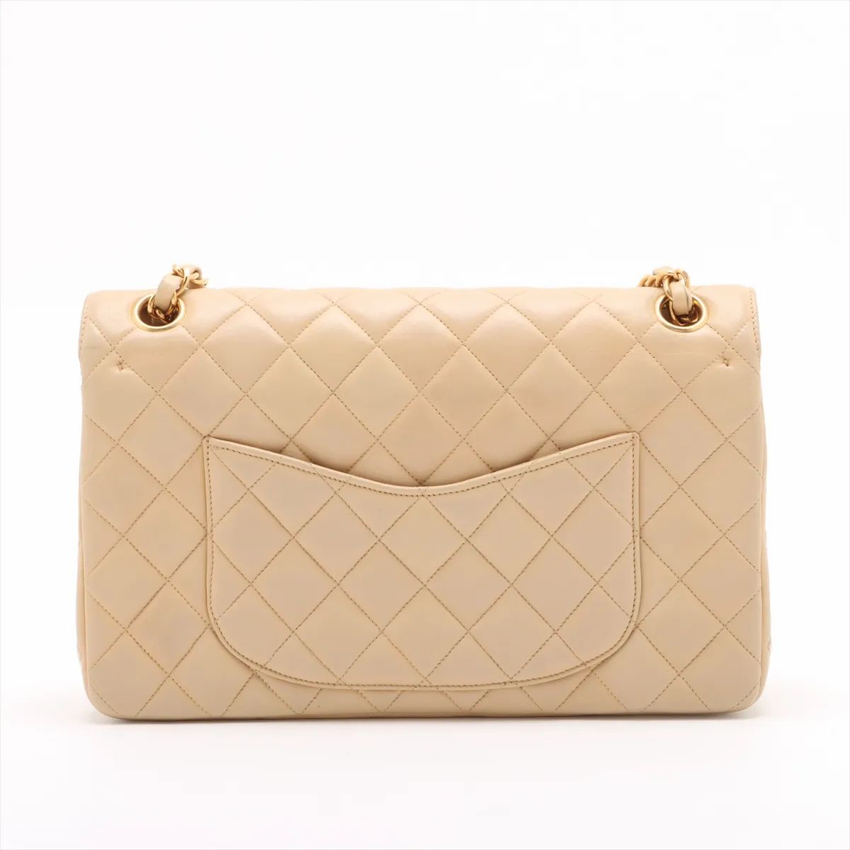 Matelasse Double Flap Chain Bag Paris Limited Beige Gold Metal Fittings 3xxxxxx — view 2