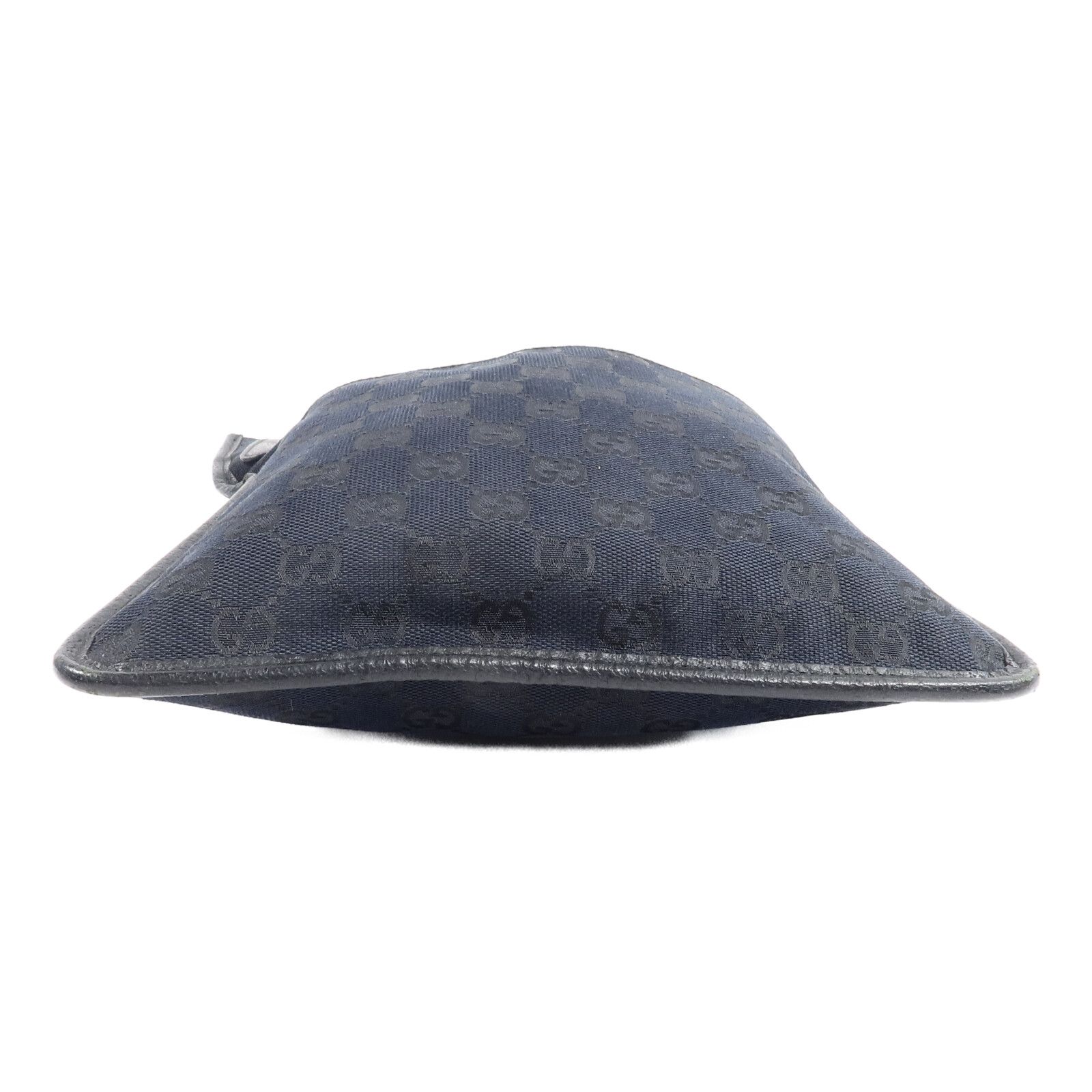 GG Monogram Messenger Crossbody Bag Black — view 4
