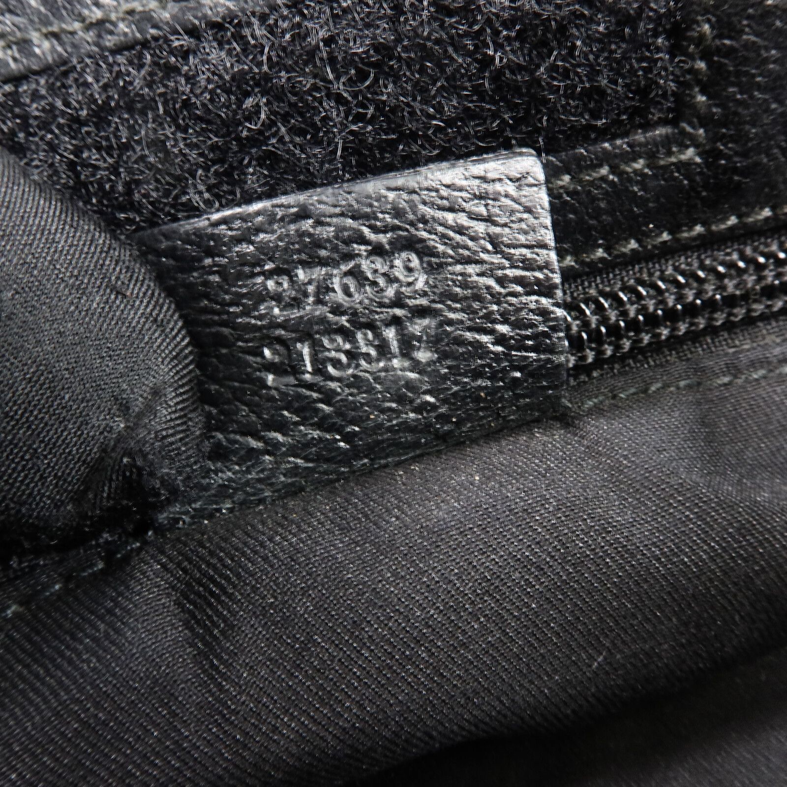 GG Monogram Messenger Crossbody Bag Black — view 8
