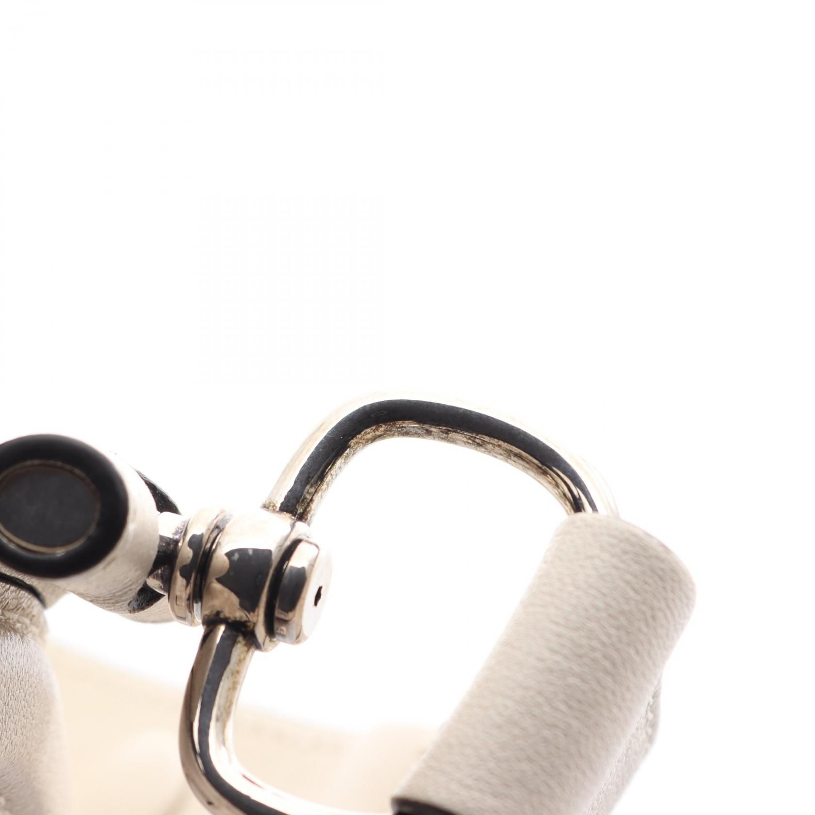Sakai Be Green Calfskin Diagonal Stitched Mini Blondie Barrel Shoulder Bag Mystic White — view 8