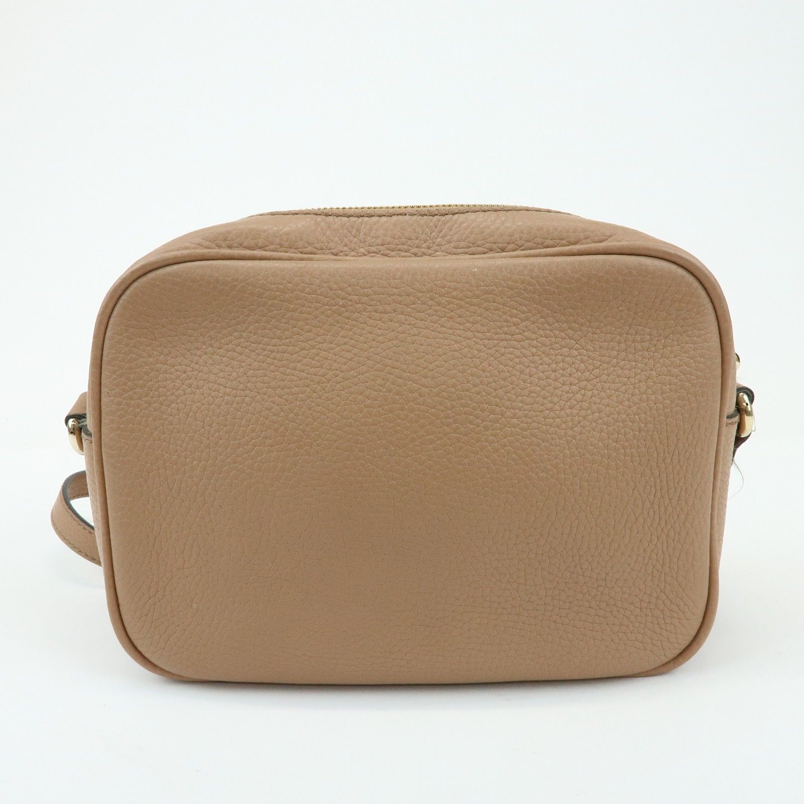 SOHO Interlocking G Leather Shoulder Bag Pink Beige 308364 — view 2