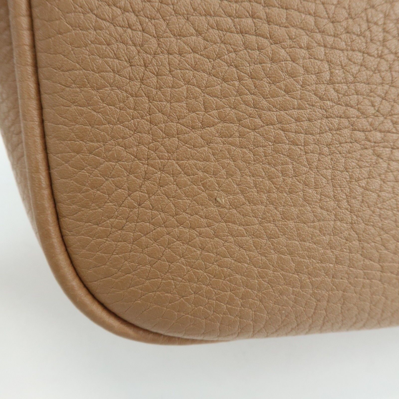 SOHO Interlocking G Leather Shoulder Bag Pink Beige 308364 — view 18