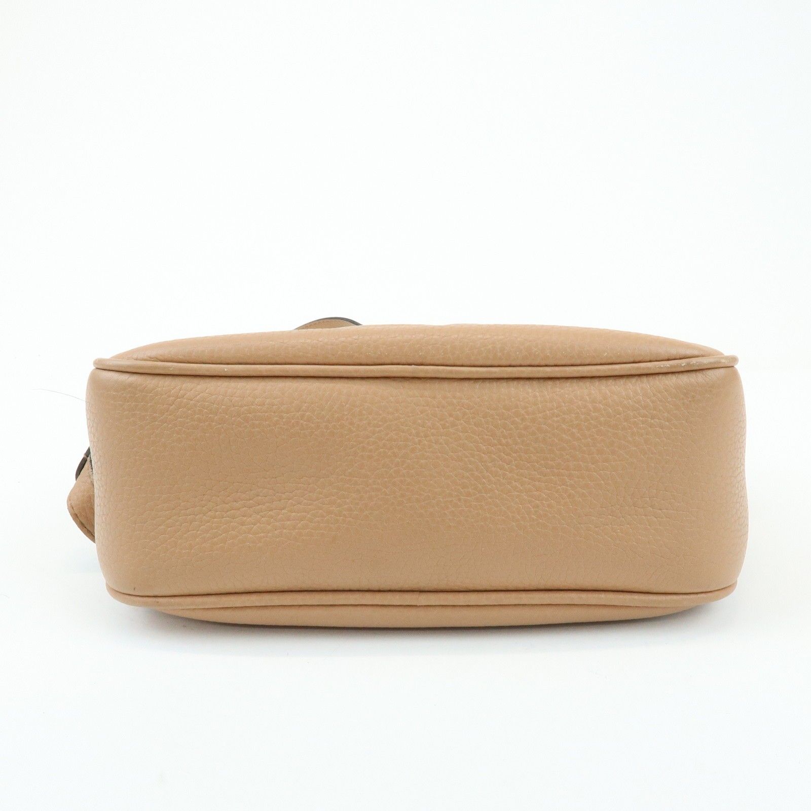 SOHO Interlocking G Leather Shoulder Bag Pink Beige 308364 — view 5