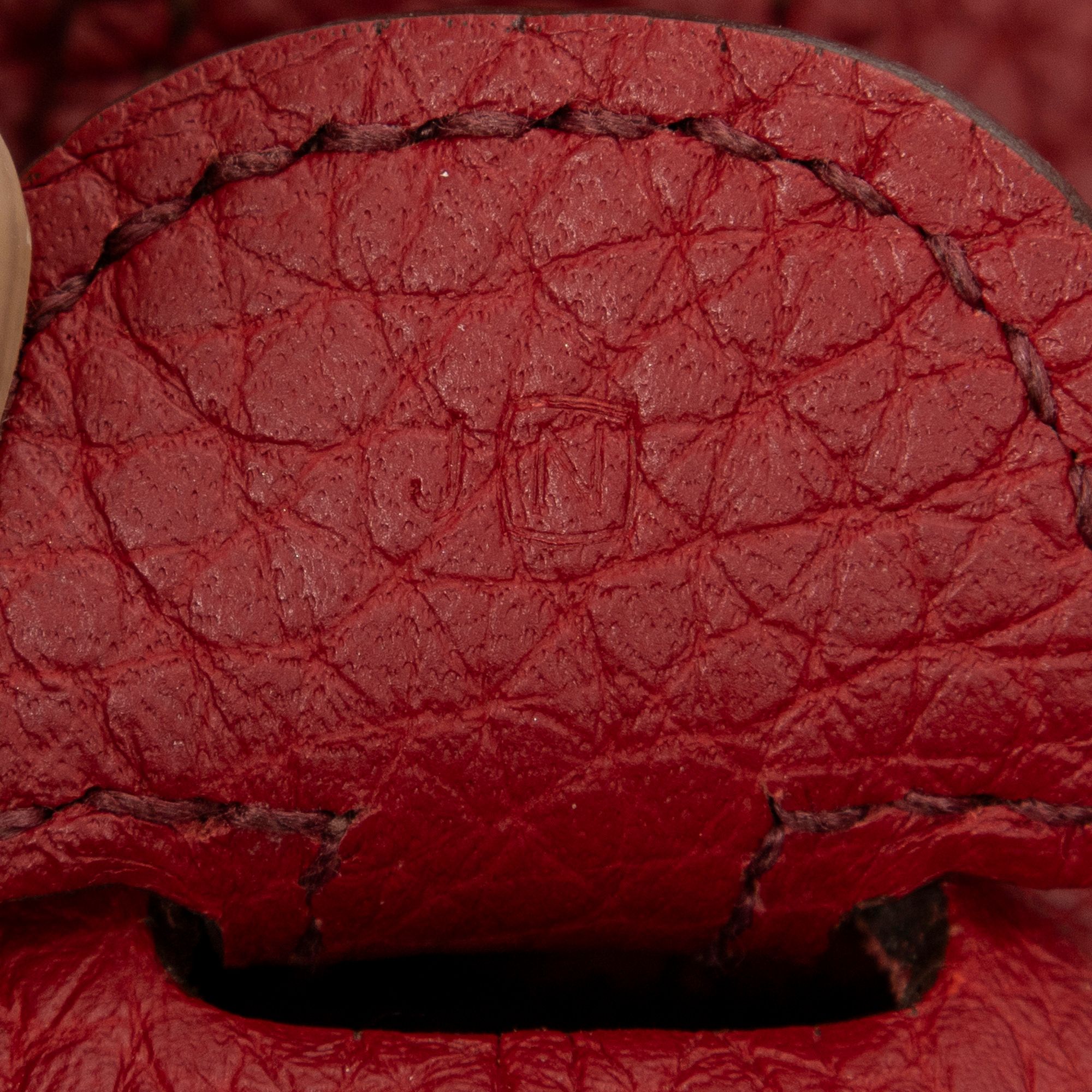 Evelyne III PM Red Clemence Leather Silver — view 10