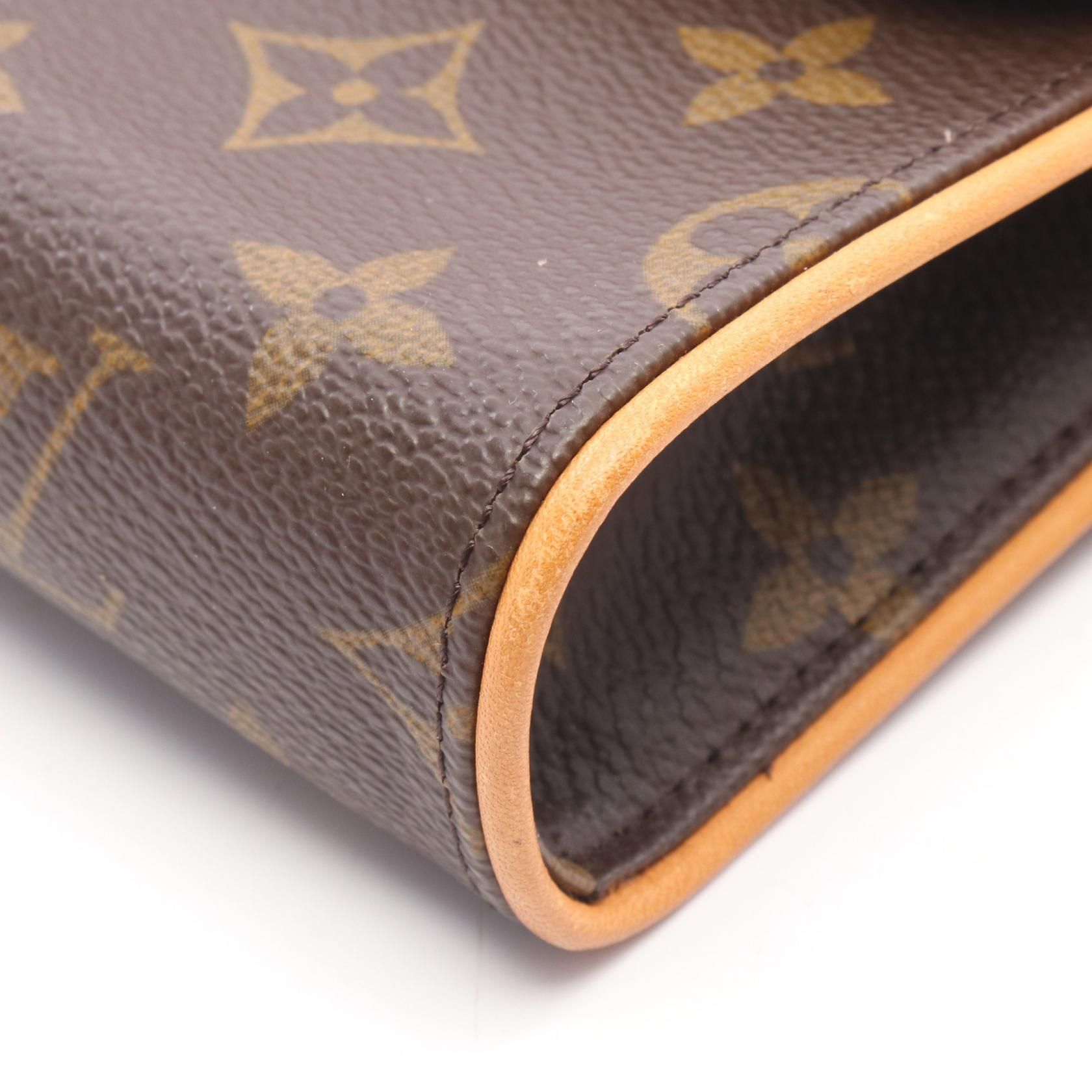 Florentine Pochette Monogram Brown Waist Bag Body Bag M 51855 — view 6
