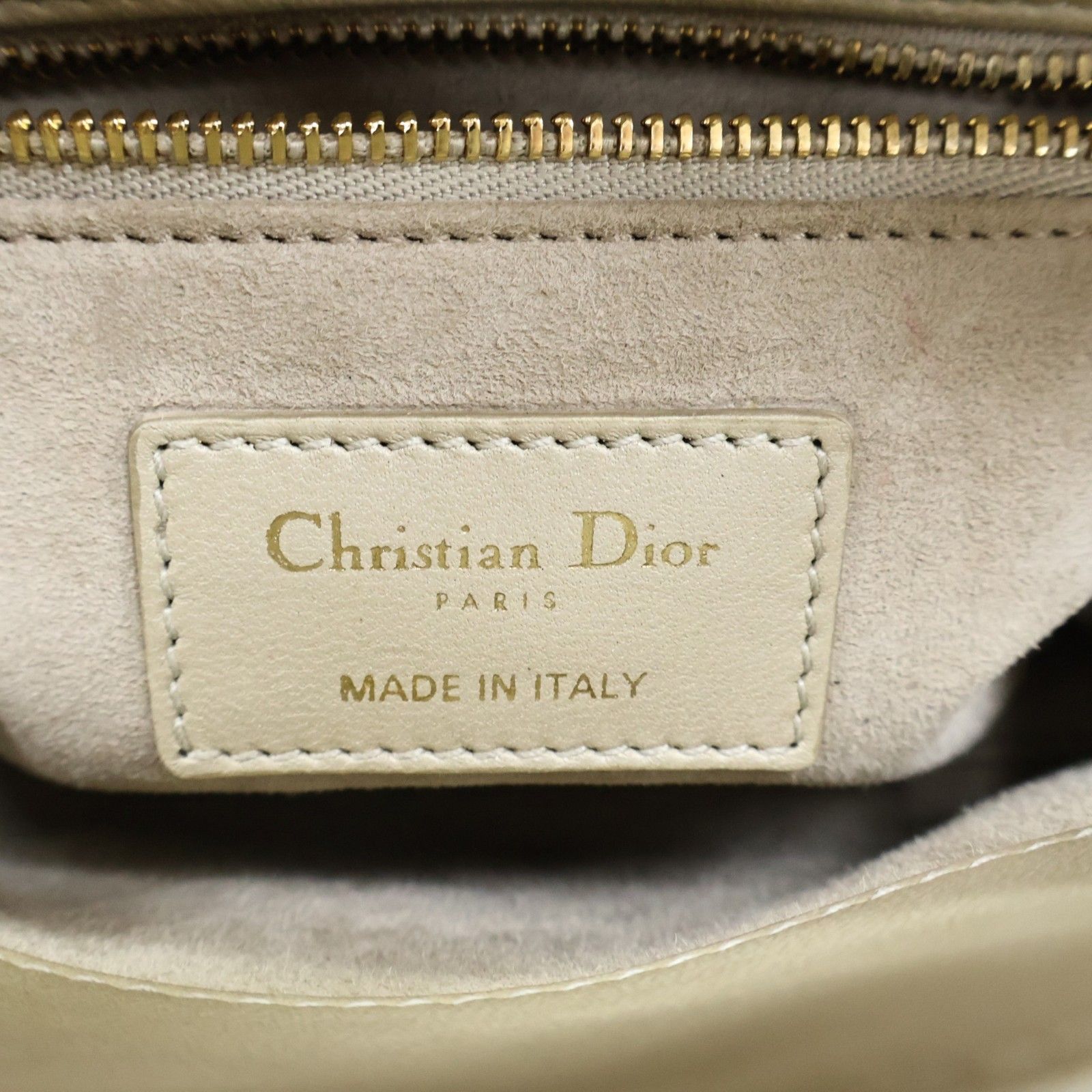 Christian Dior Crystal Embellished Chain Lady Dior Mini Bag — view 4