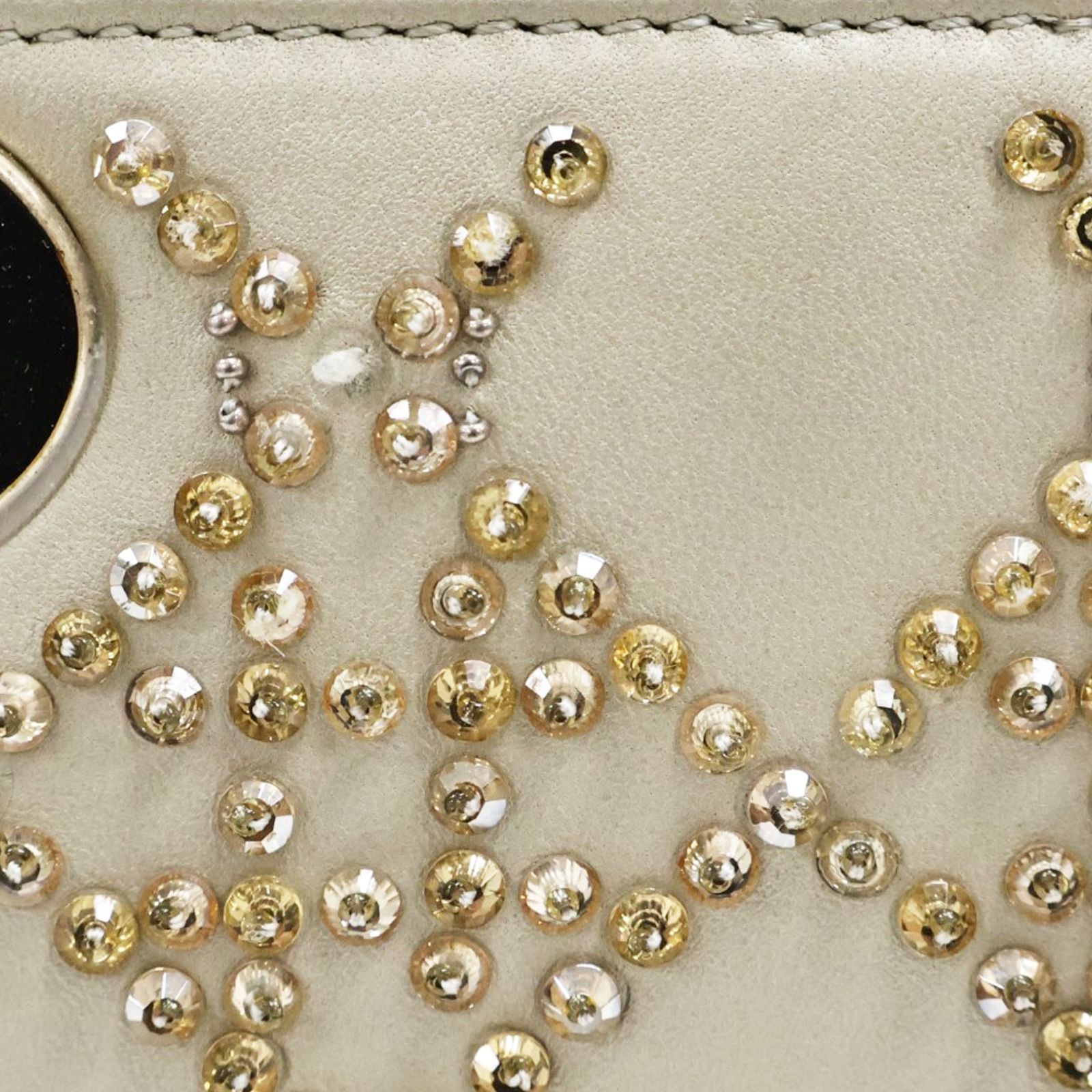 Christian Dior Crystal Embellished Chain Lady Dior Mini Bag — view 10