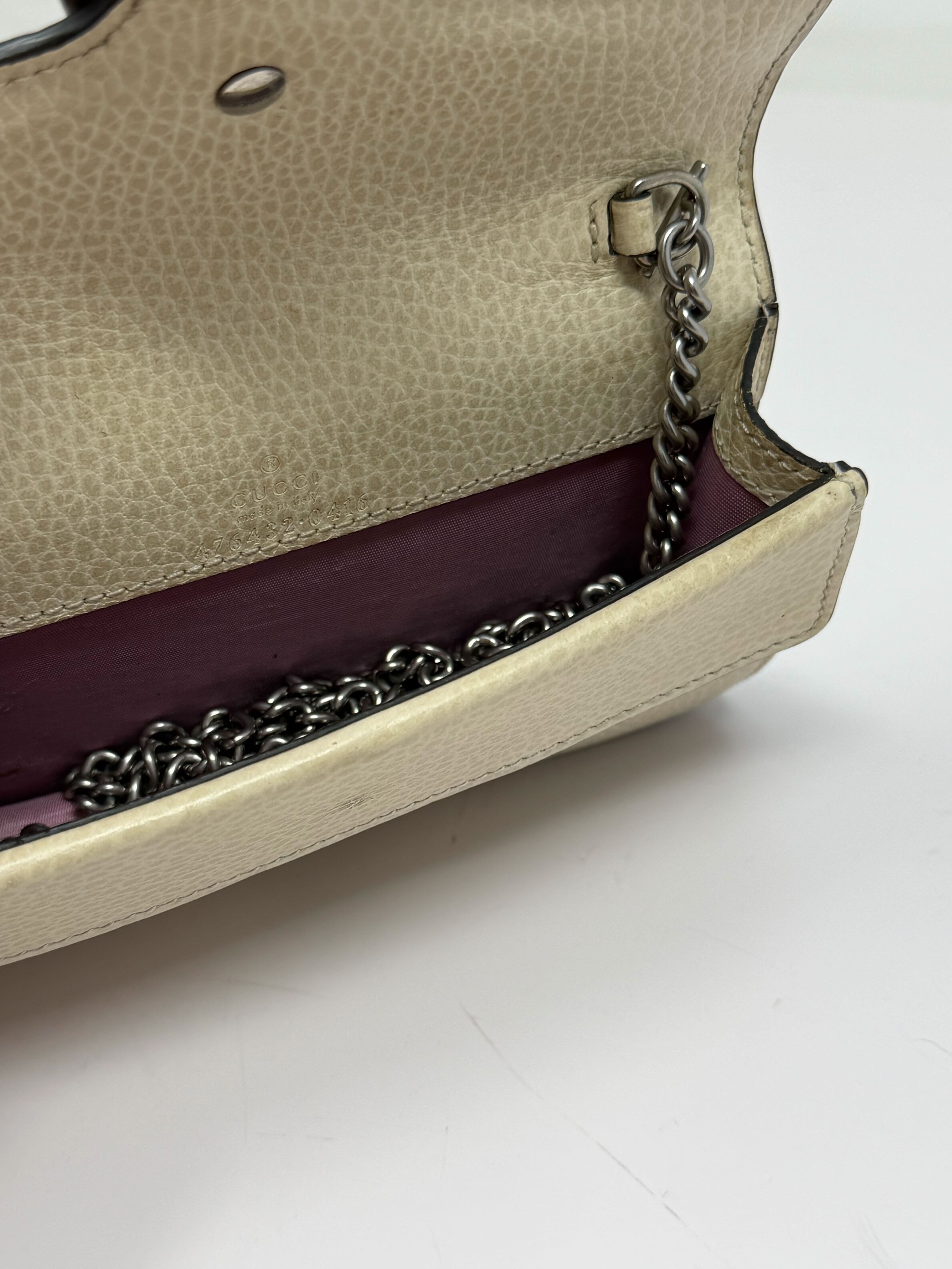 Super Mini Dionysus Shoulder Bag 476432, Grained Calf — view 5
