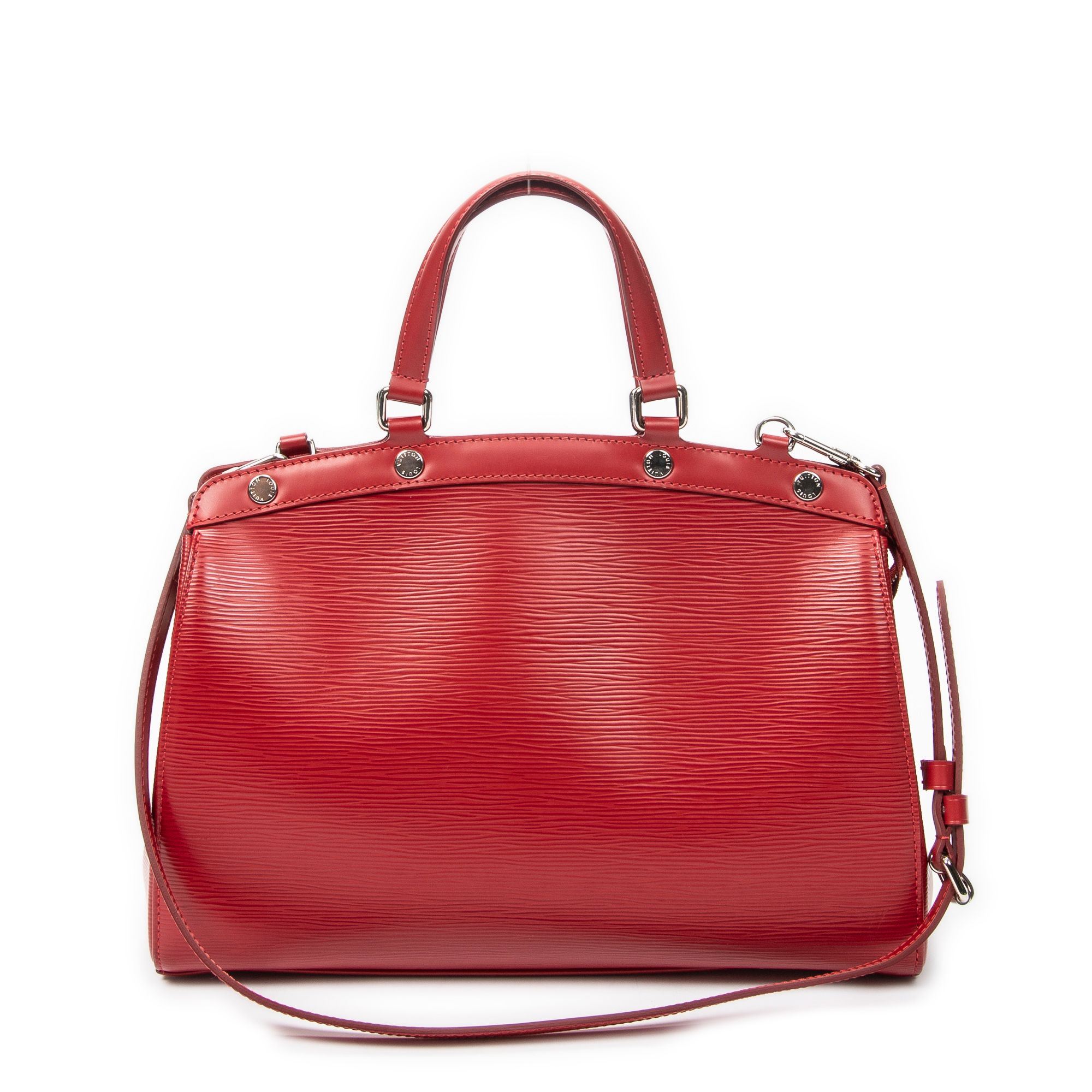 Brea MM Red Epi Silver Brass — view 5