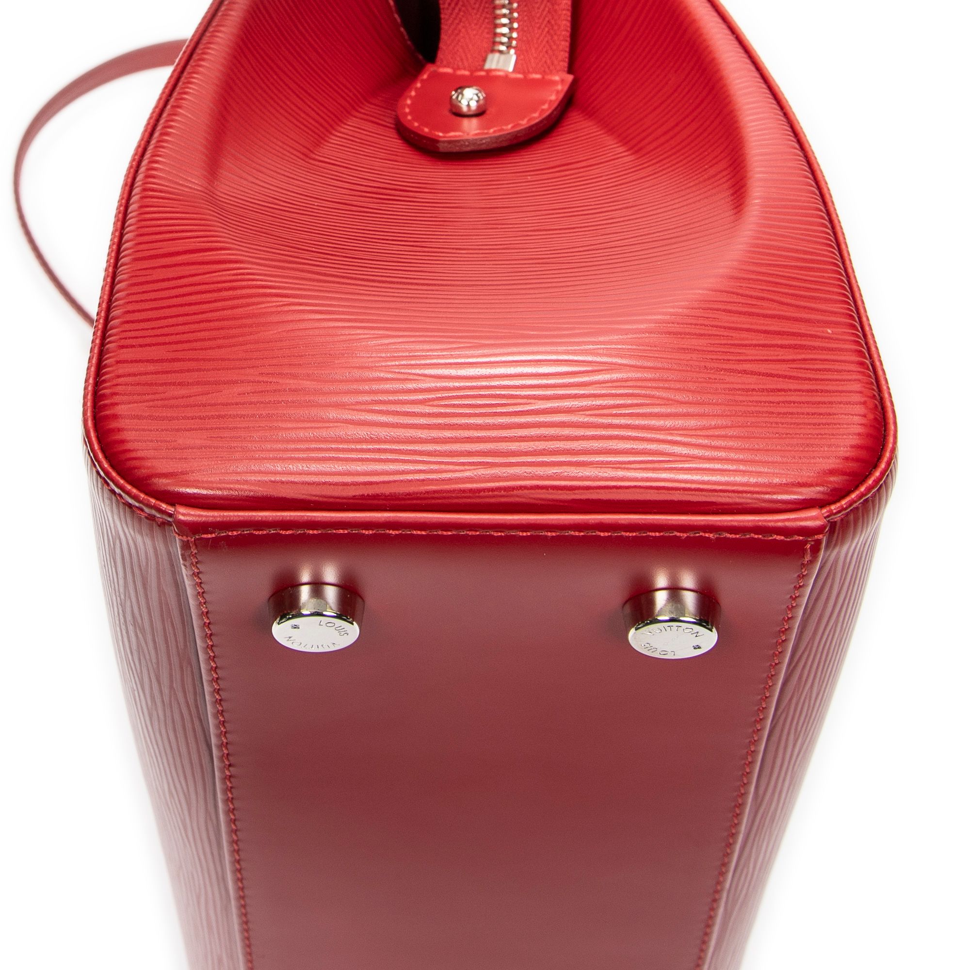 Brea MM Red Epi Silver Brass — view 8
