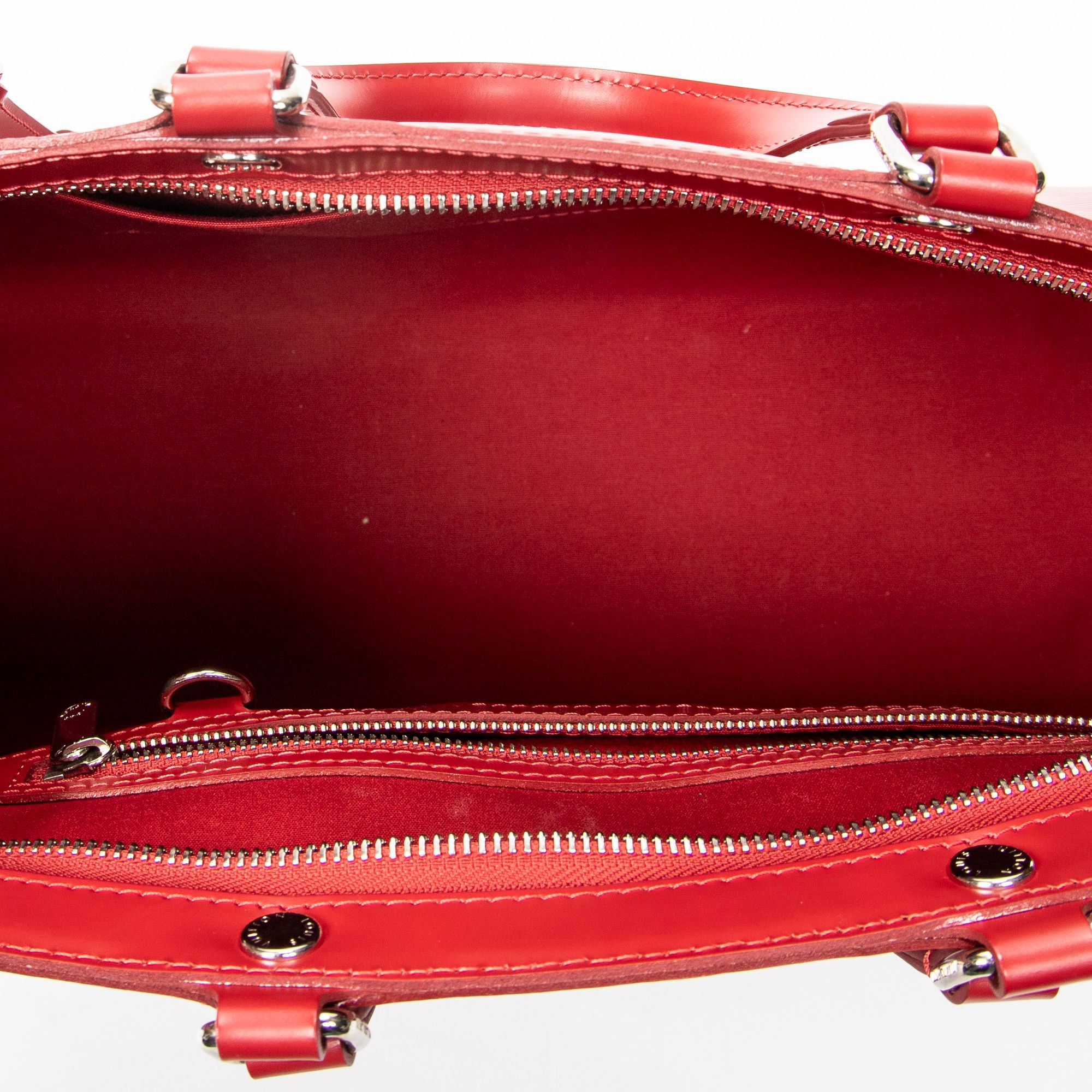 Brea MM Red Epi Silver Brass — view 9