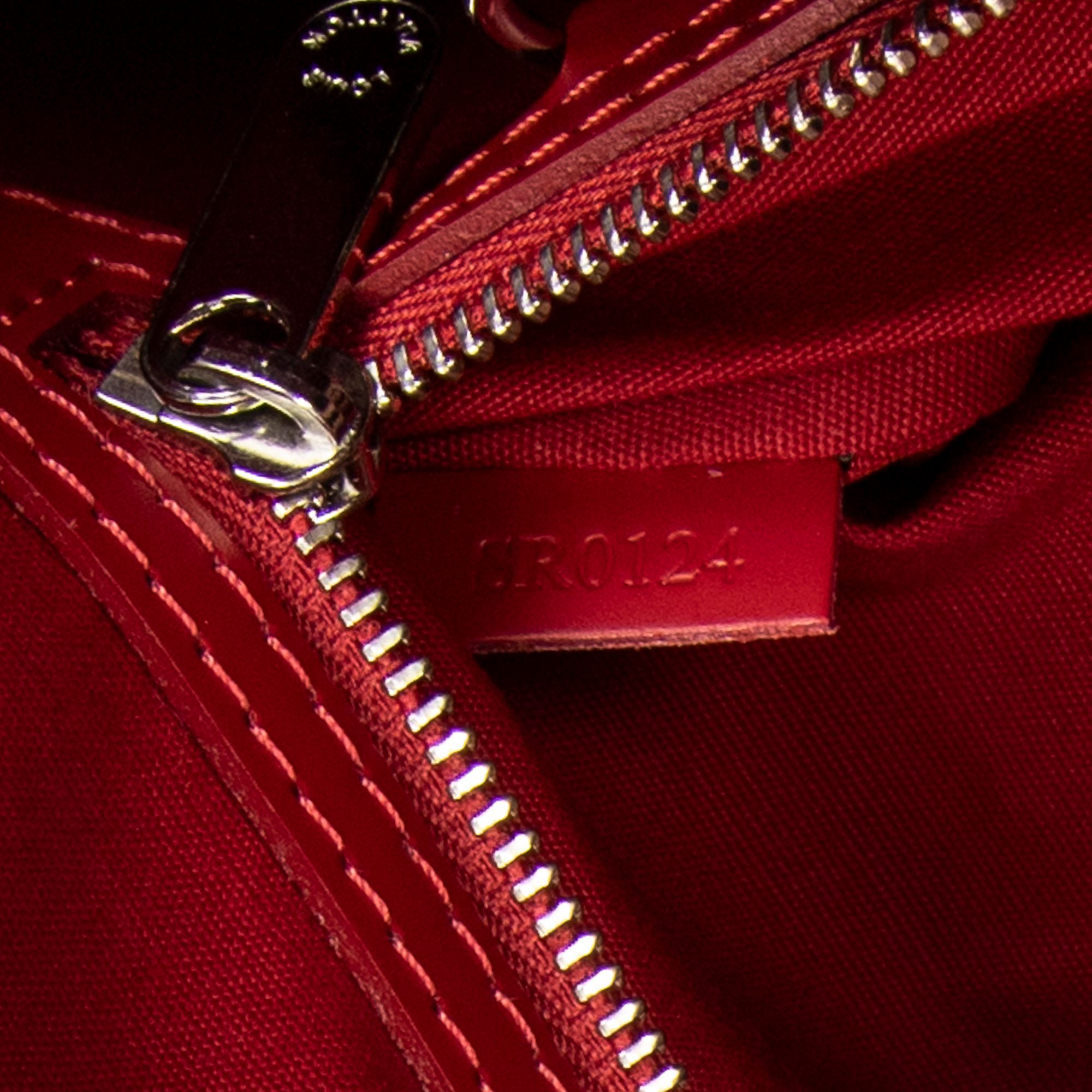 Brea MM Red Epi Silver Brass — view 10