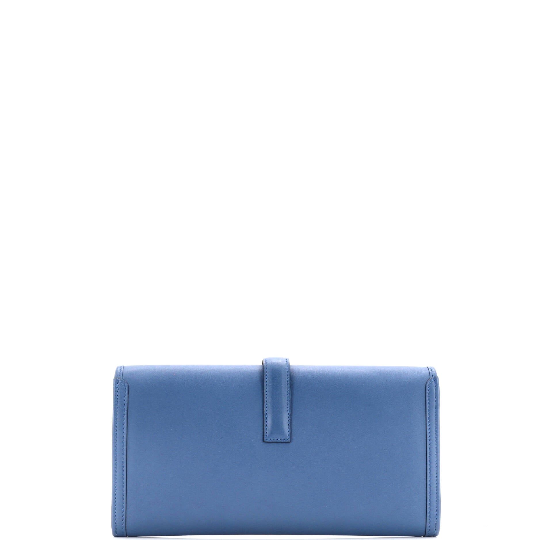 Jige Elan Clutch 29 Blue Swift Leather — view 3