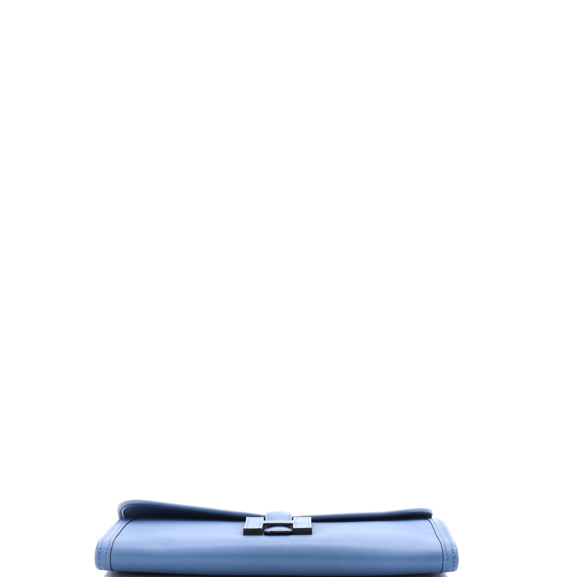 Jige Elan Clutch 29 Blue Swift Leather — view 4