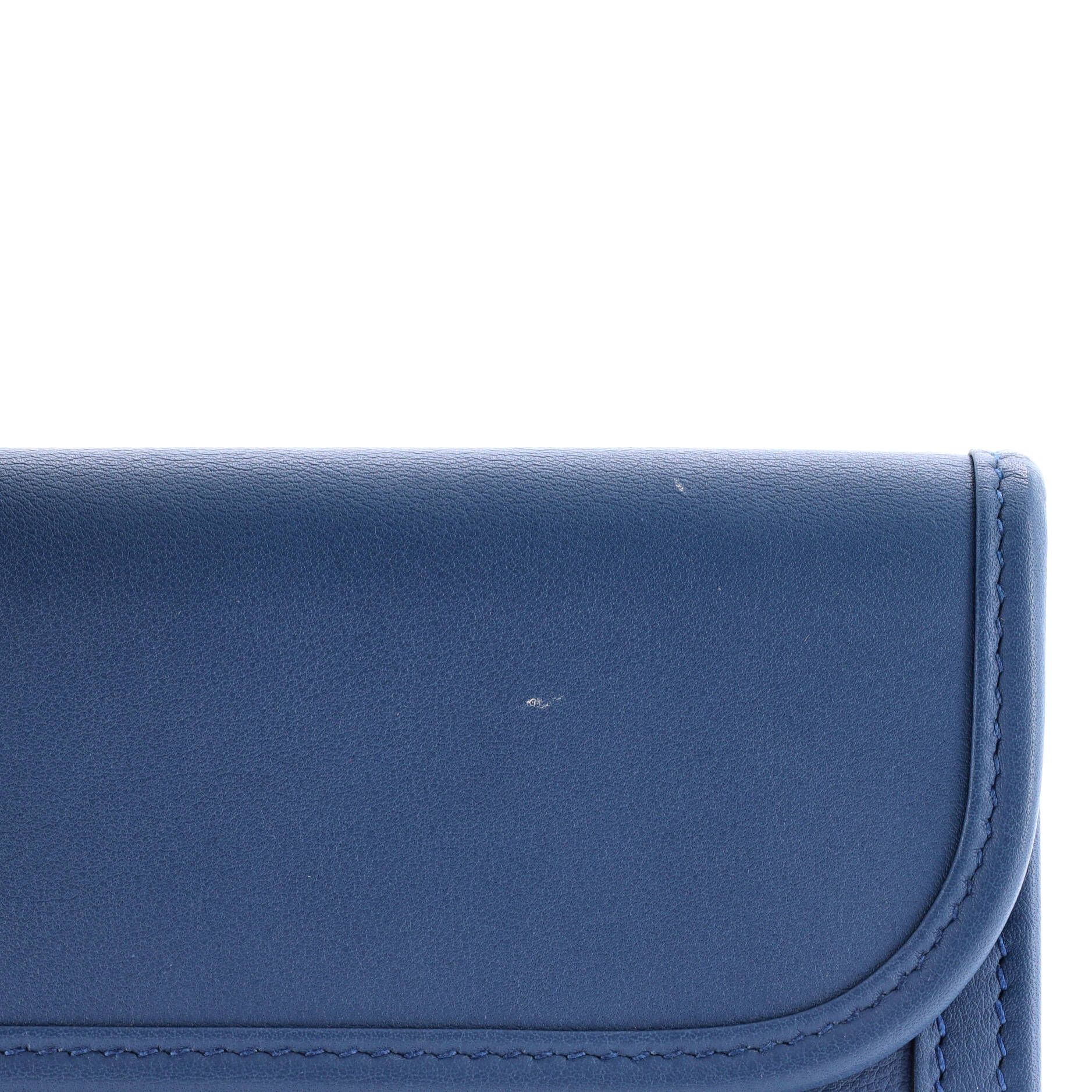 Jige Elan Clutch 29 Blue Swift Leather — view 5