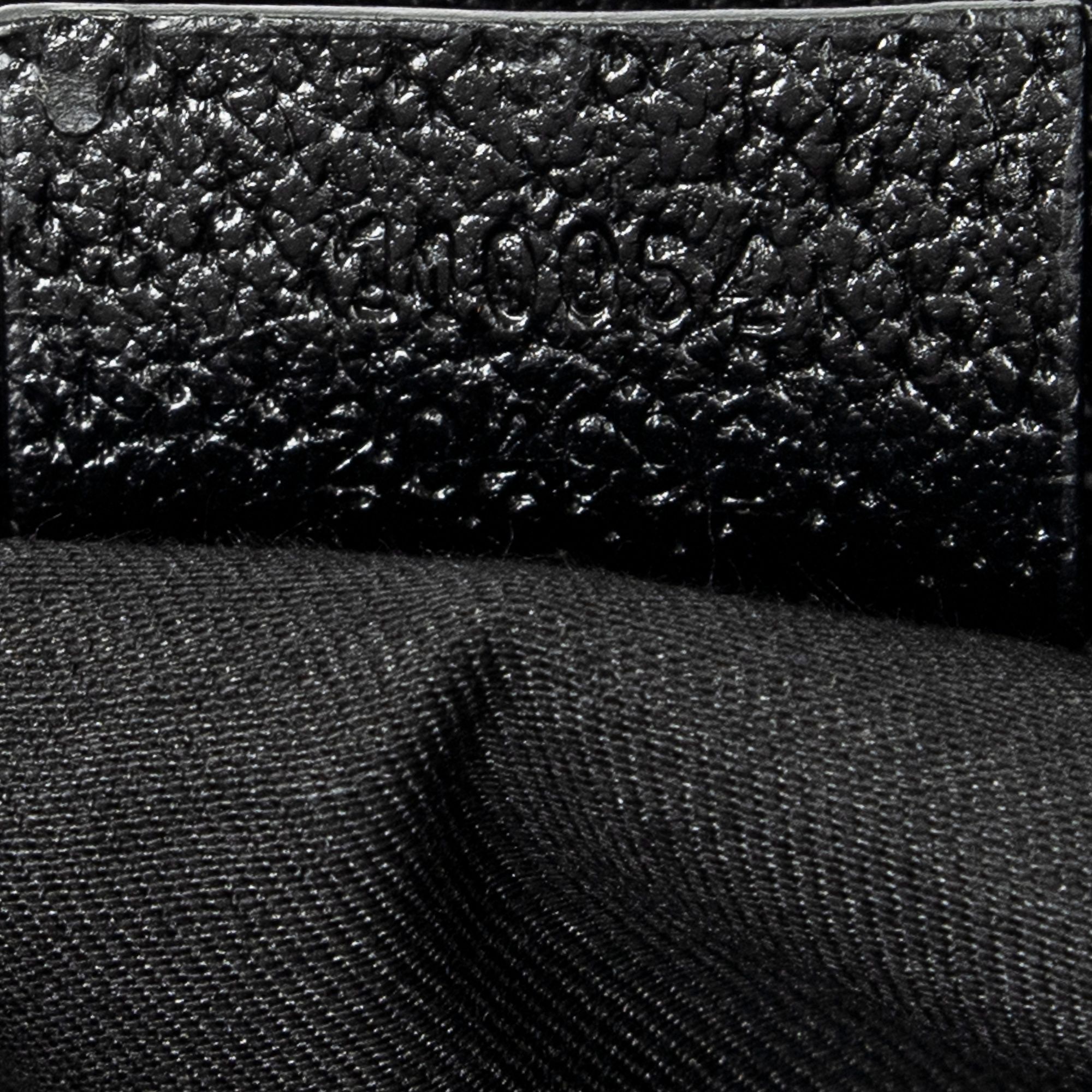 Zip Messenger Black Monogrammed Canvas Silver — view 10