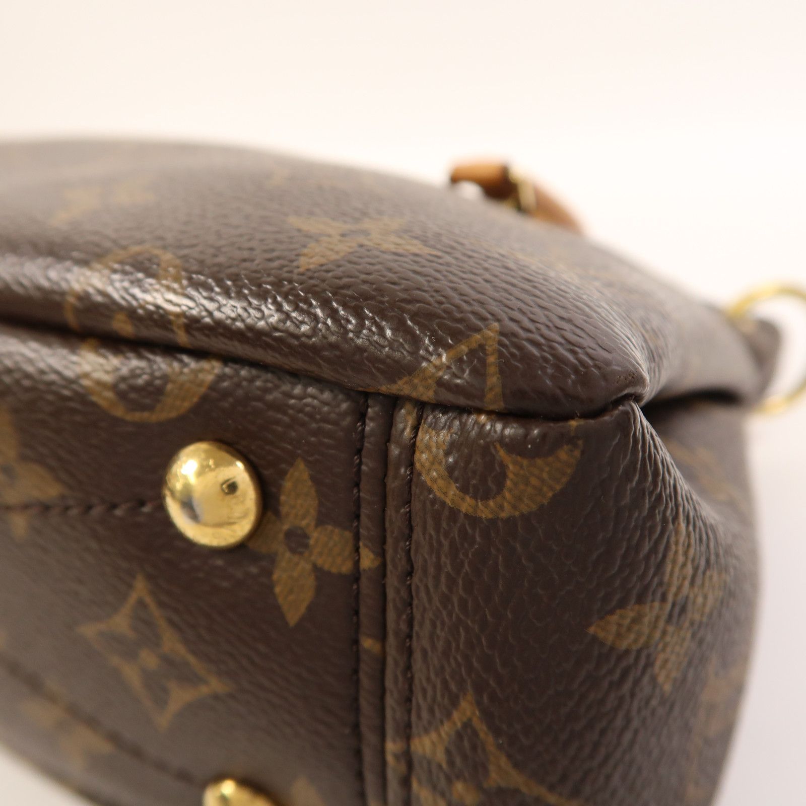 Monogram Pallas Bb Handmade Shoulder Bag Brown Red Brown 2way Shoulder Bag M 41241 — view 11