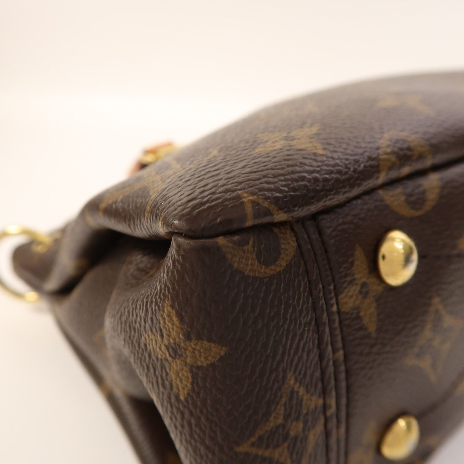 Monogram Pallas Bb Handmade Shoulder Bag Brown Red Brown 2way Shoulder Bag M 41241 — view 12