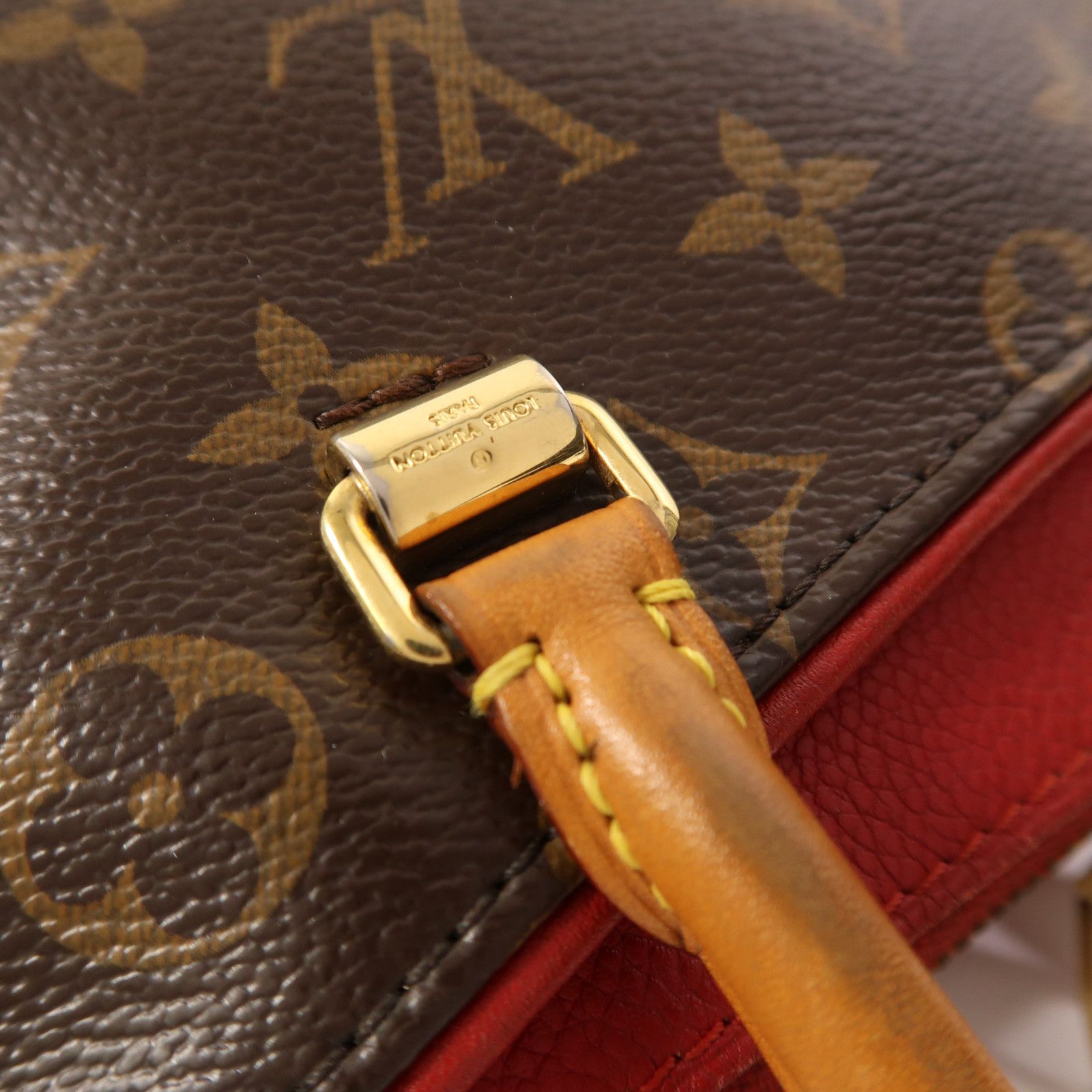 Monogram Pallas Bb Handmade Shoulder Bag Brown Red Brown 2way Shoulder Bag M 41241 — view 16