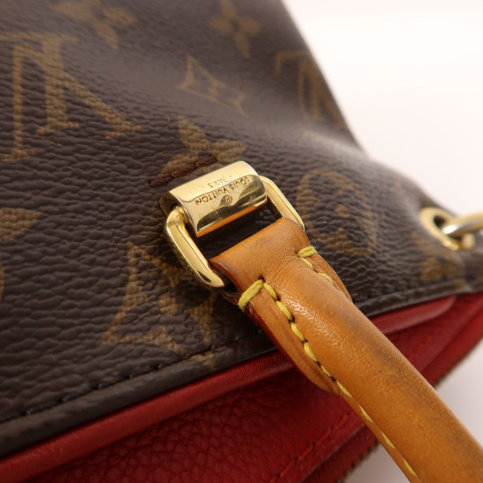 Monogram Pallas Bb Handmade Shoulder Bag Brown Red Brown 2way Shoulder Bag M 41241 — view 17