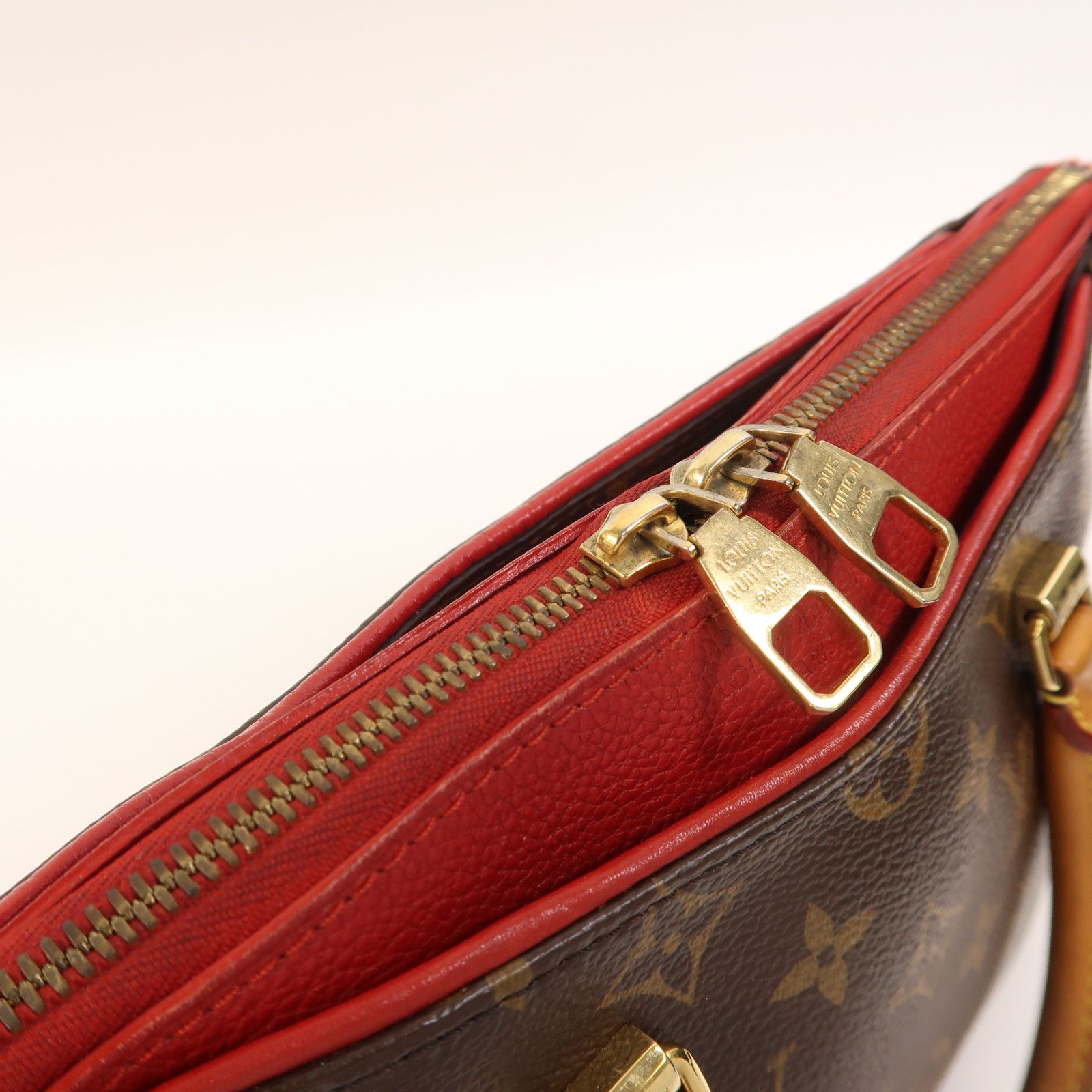 Monogram Pallas Bb Handmade Shoulder Bag Brown Red Brown 2way Shoulder Bag M 41241 — view 20