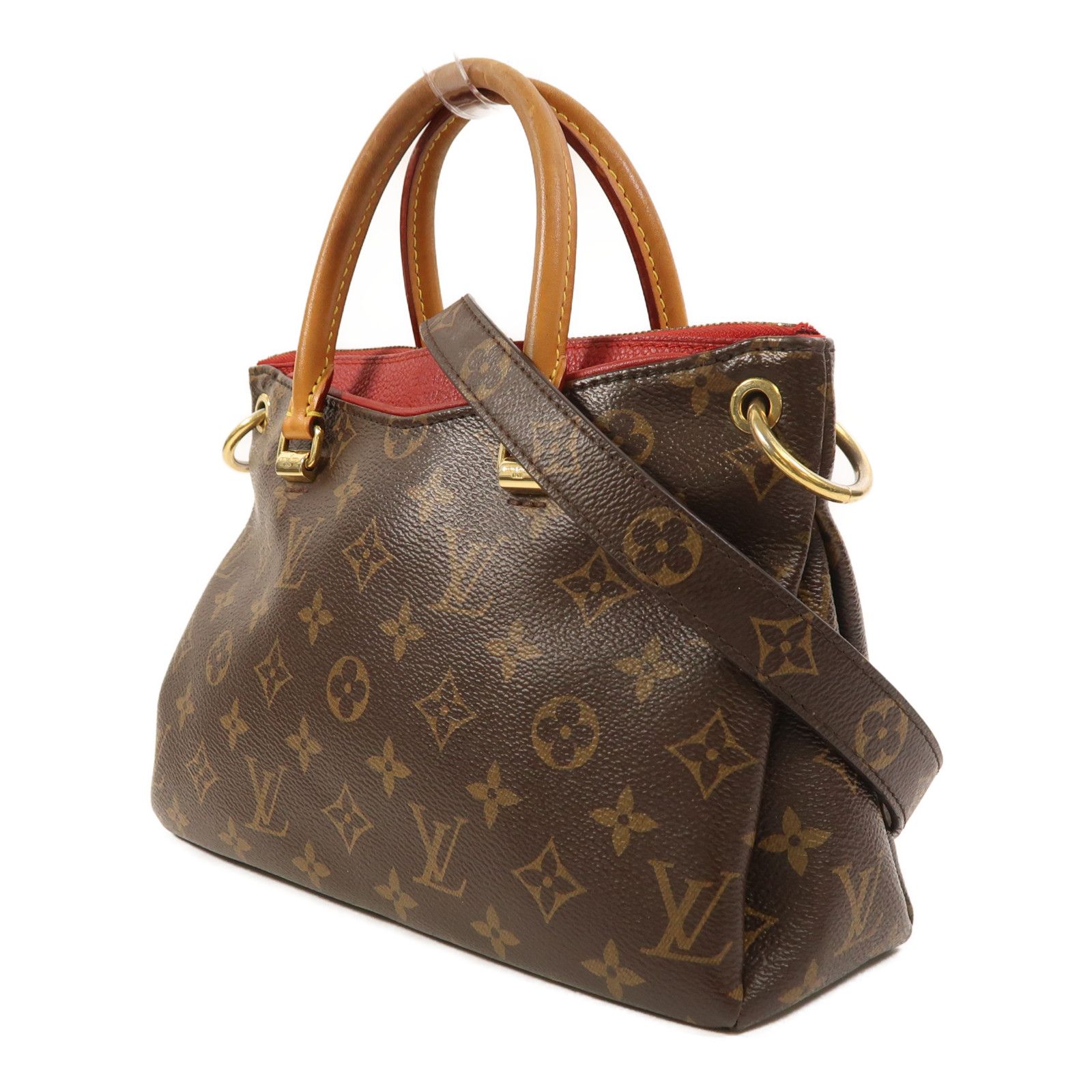 Monogram Pallas Bb Handmade Shoulder Bag Brown Red Brown 2way Shoulder Bag M 41241 — view 3