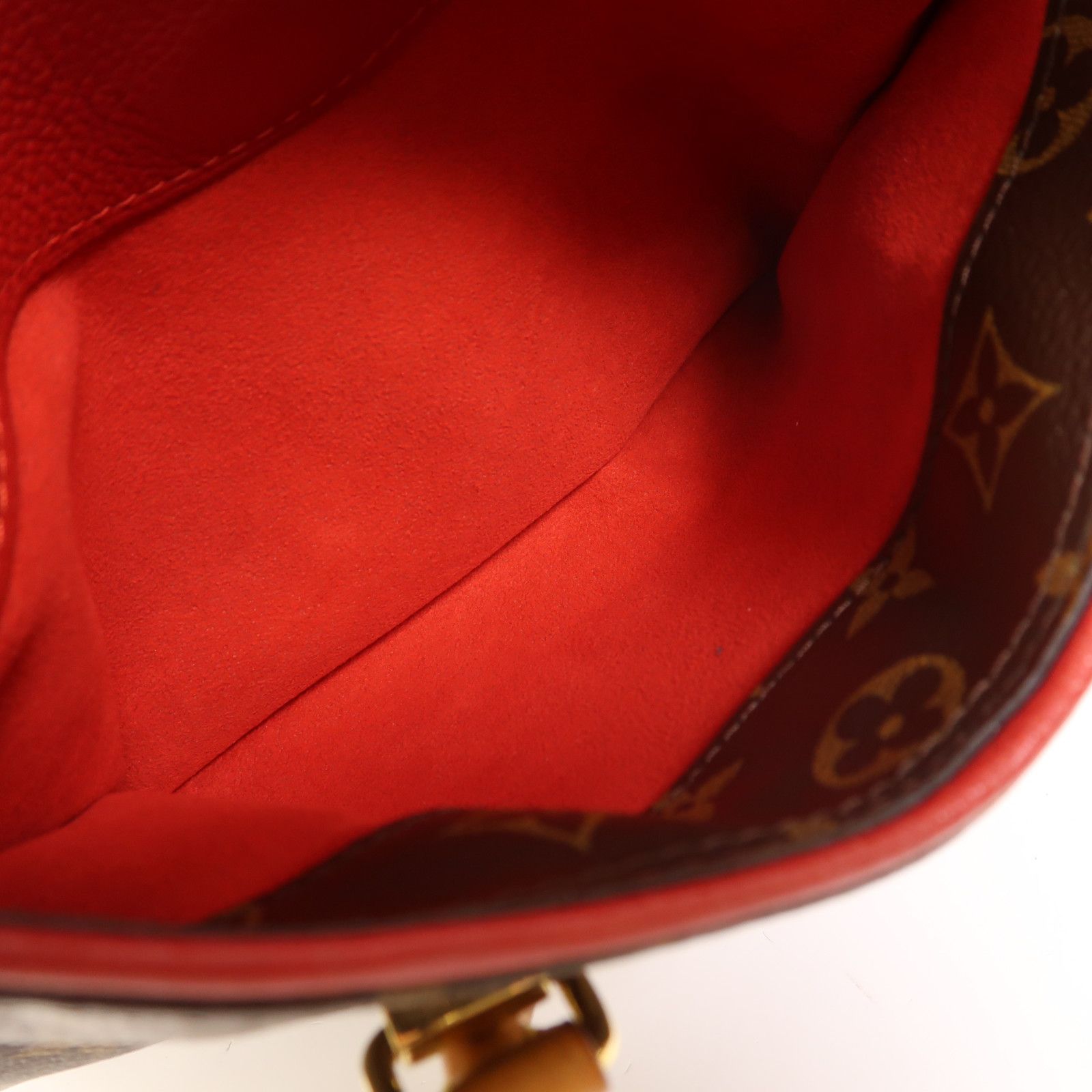 Monogram Pallas Bb Handmade Shoulder Bag Brown Red Brown 2way Shoulder Bag M 41241 — view 6