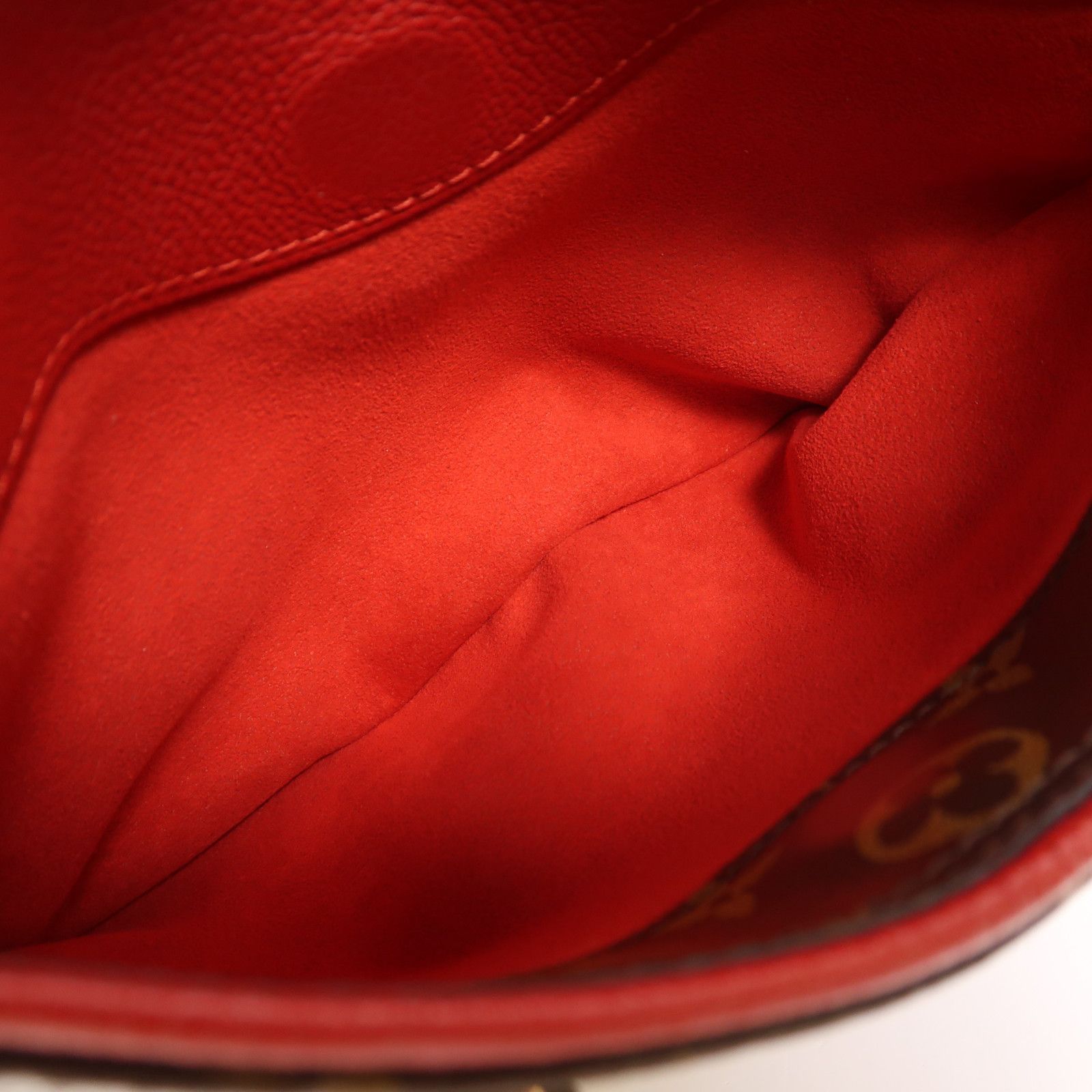 Monogram Pallas Bb Handmade Shoulder Bag Brown Red Brown 2way Shoulder Bag M 41241 — view 7