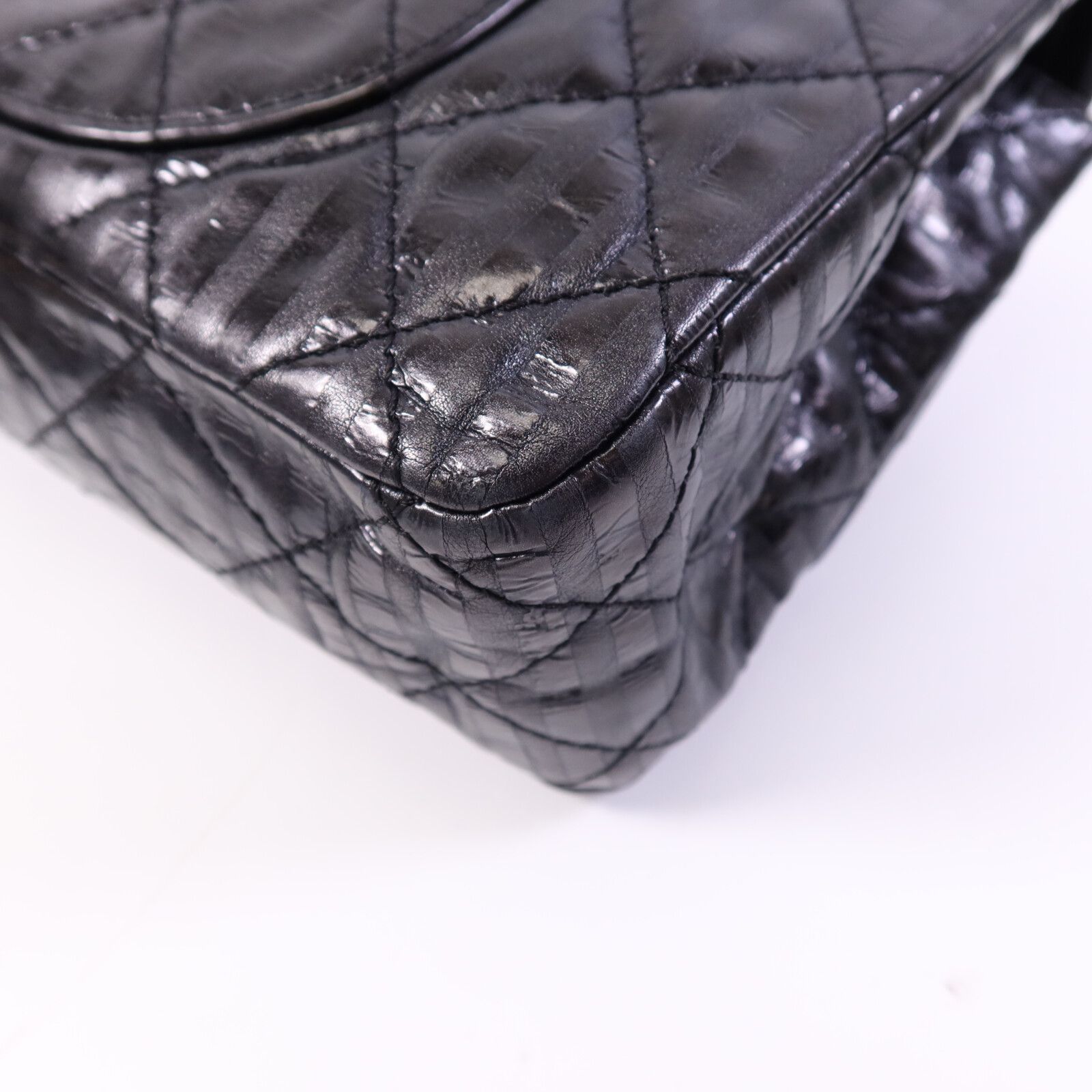 Rayures Reissue 2.55 Flap Bag, Black — view 12