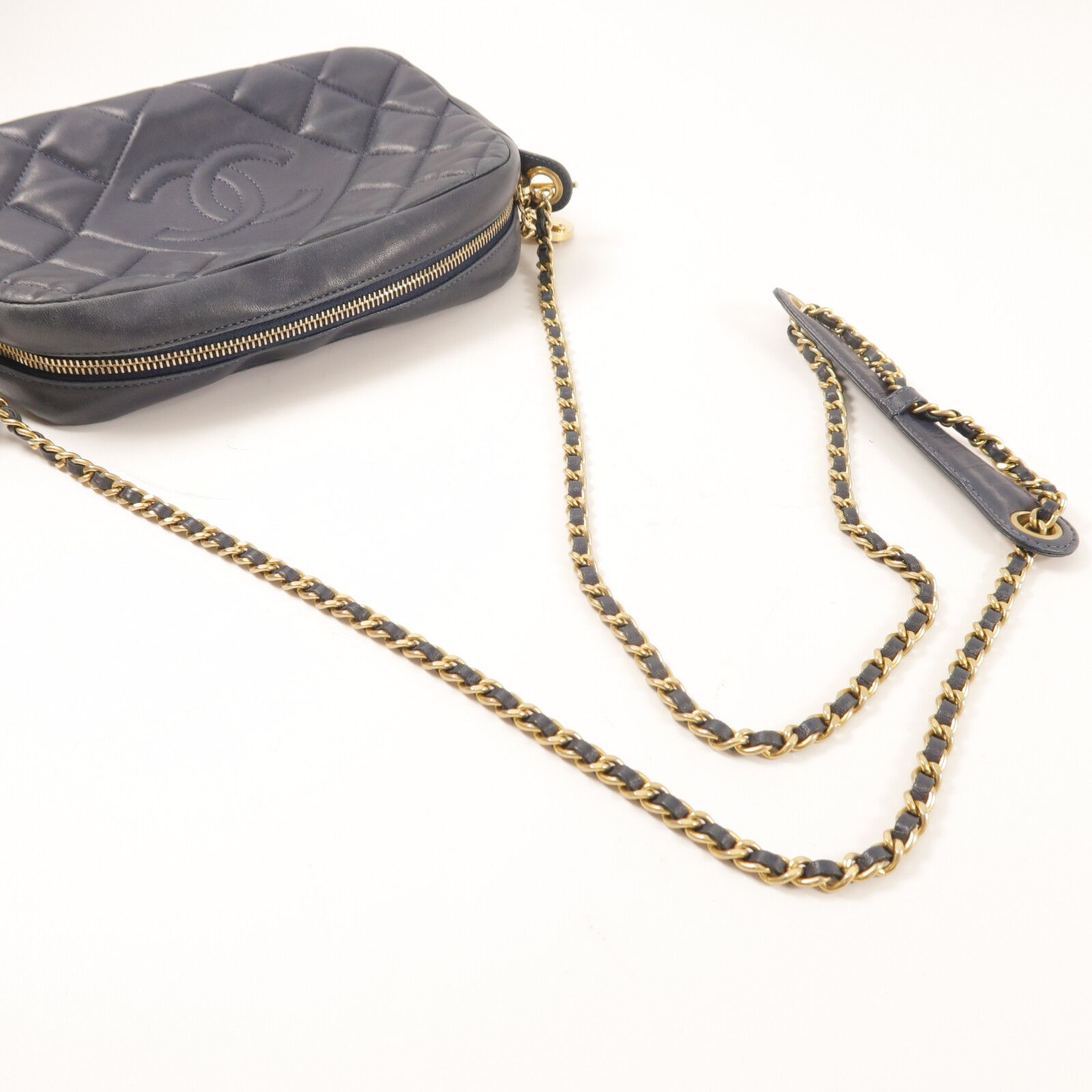 Vintage Camera Bag, Blue — view 9