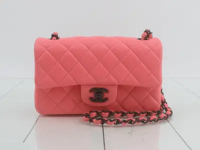 Matelasse Lambskin Flap Shoulder Bag