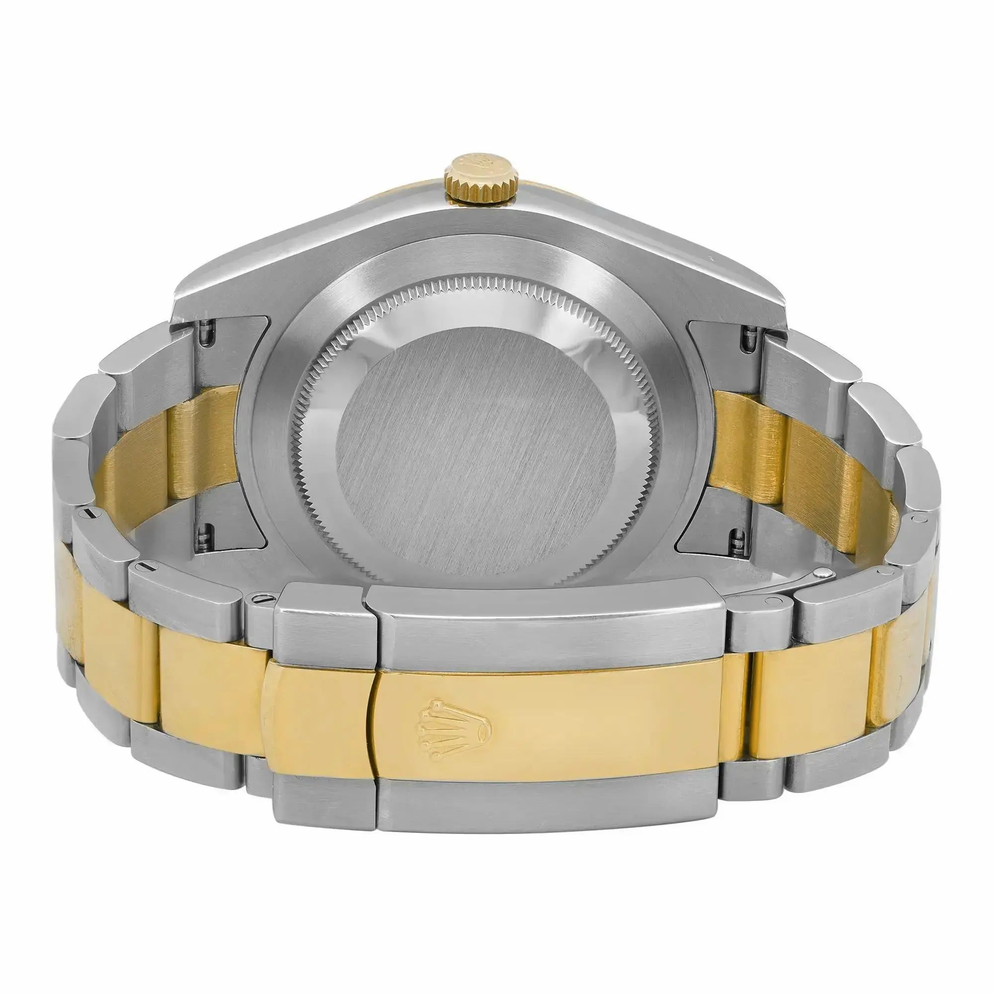 Datejust II 18K Yellow Steel Steel Diamond Champagne Dial Men Watch 116333 — view 5