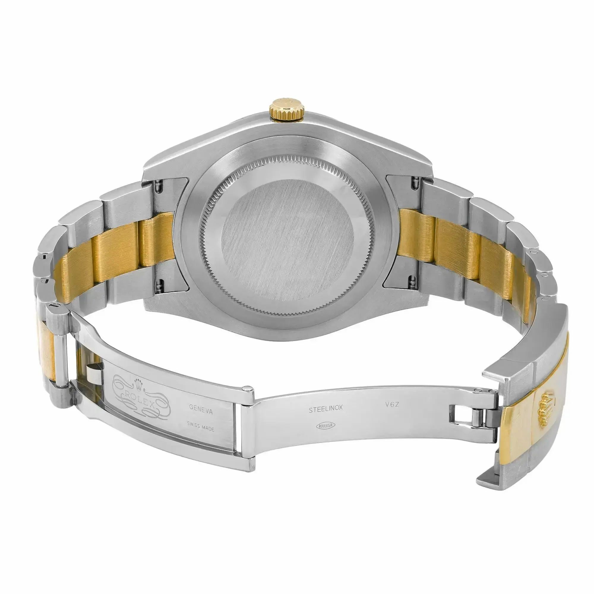 Datejust II 18K Yellow Steel Steel Diamond Champagne Dial Men Watch 116333 — view 6