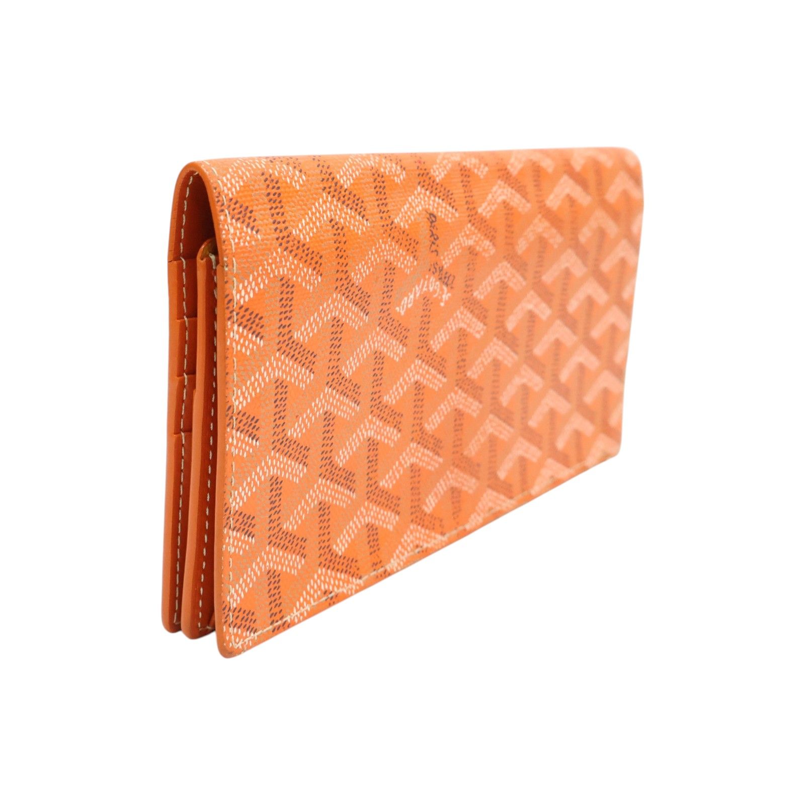 Orange Richelieu Long Wallet — view 2