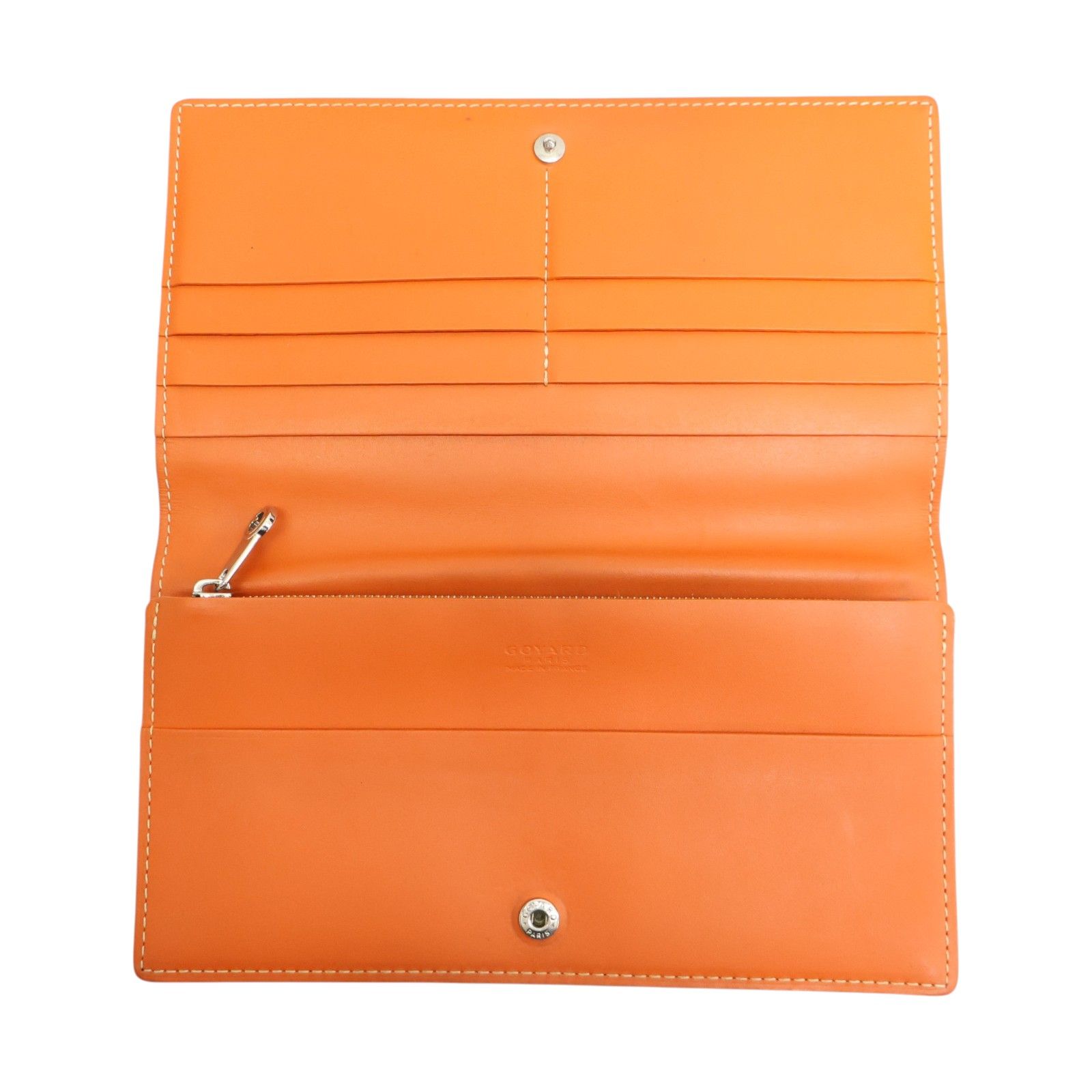 Orange Richelieu Long Wallet — view 3