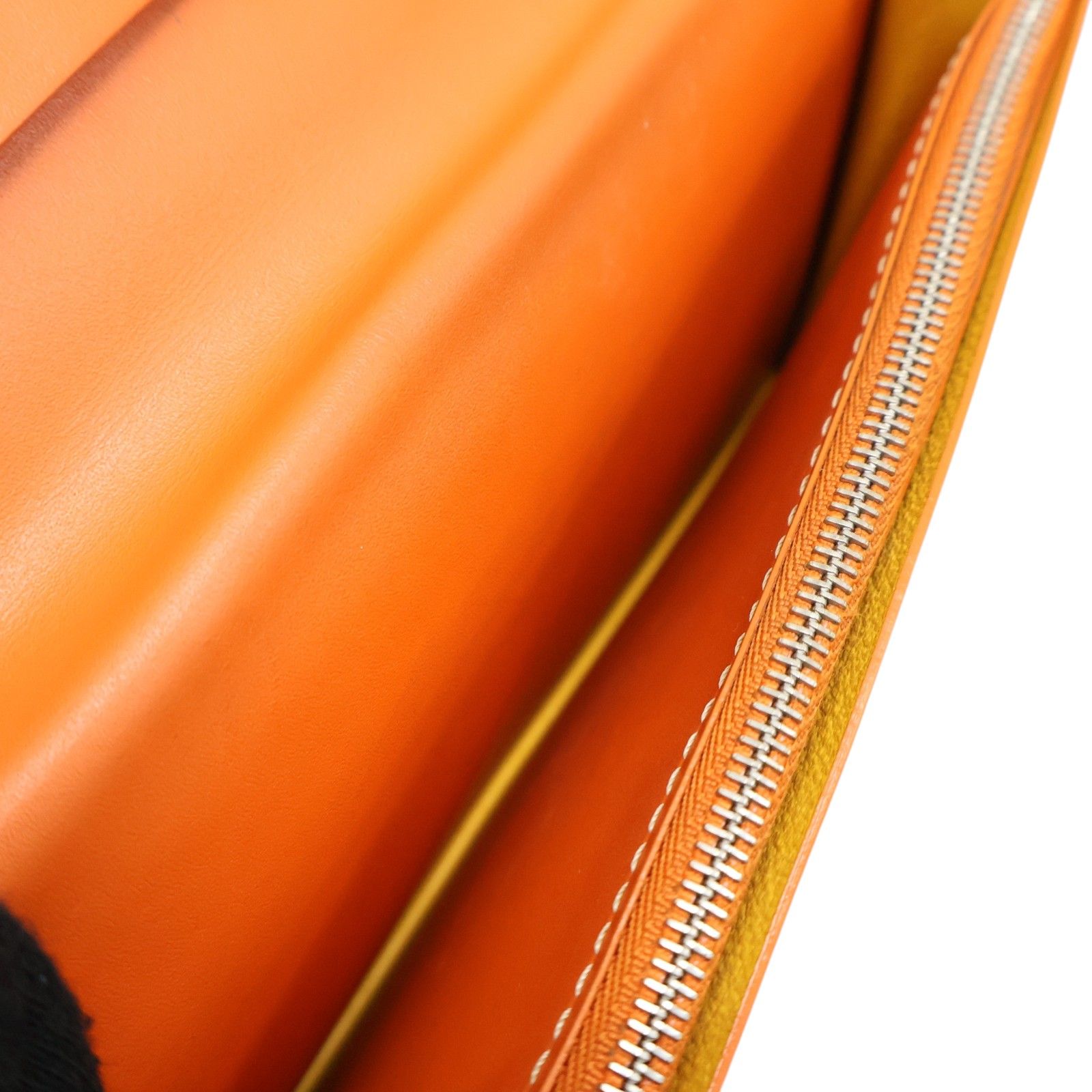 Orange Richelieu Long Wallet — view 4