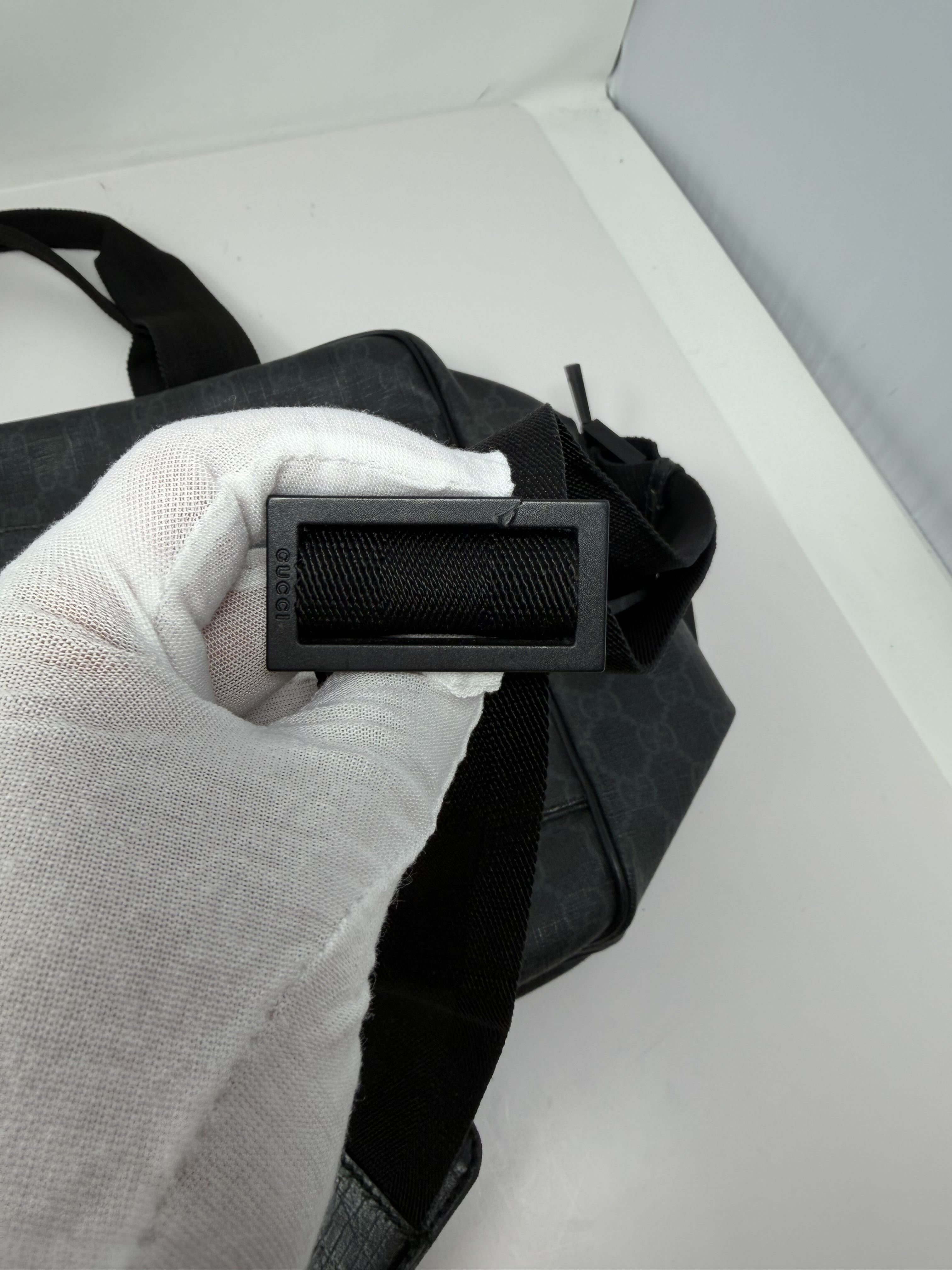 Travel Bag Black,GG Supreme WSS 170058 — view 4