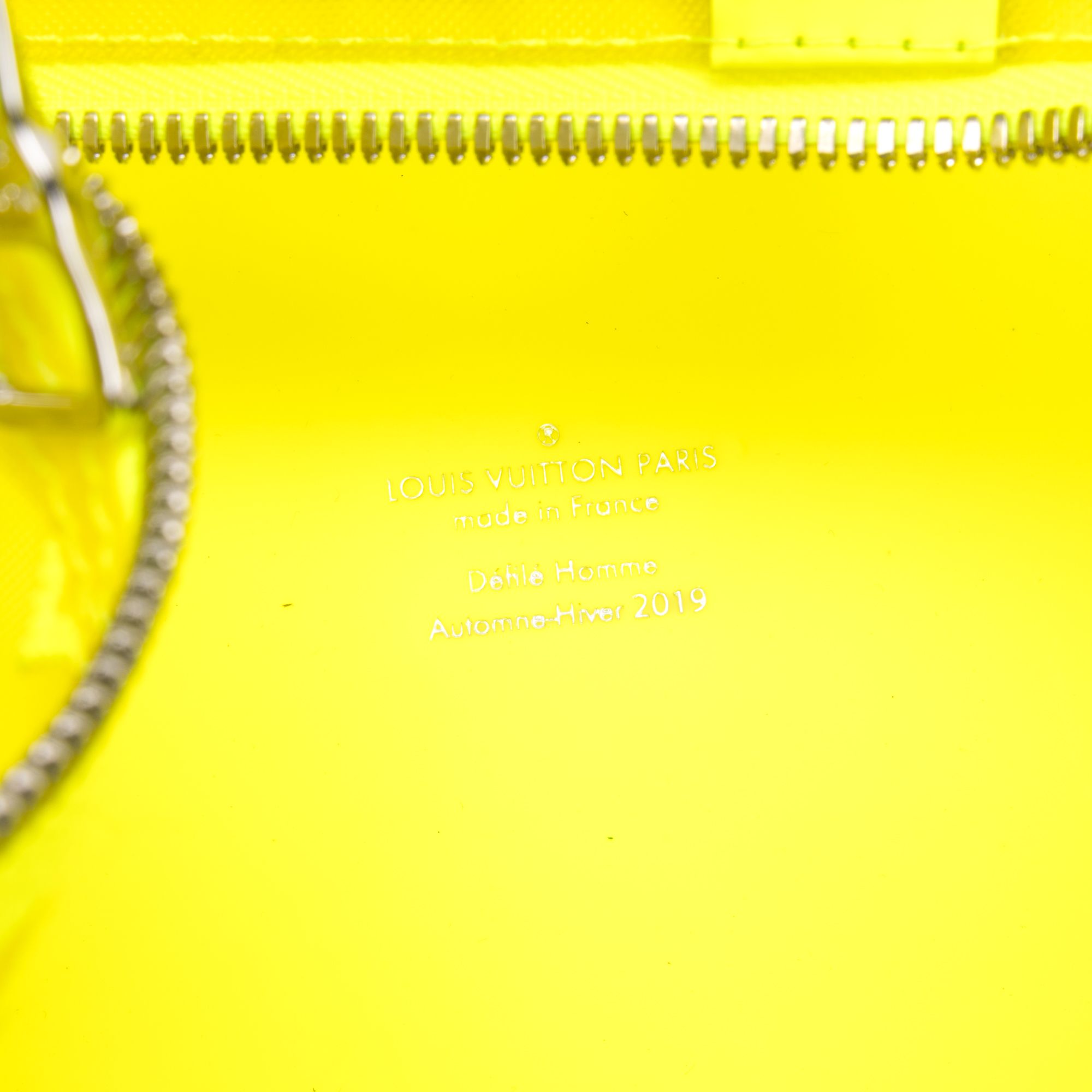 Ltd. Ed. Virgil Abloh Mesh Triangle Summer 2019 Keepall Bandouliere Monogram See Through — view 13