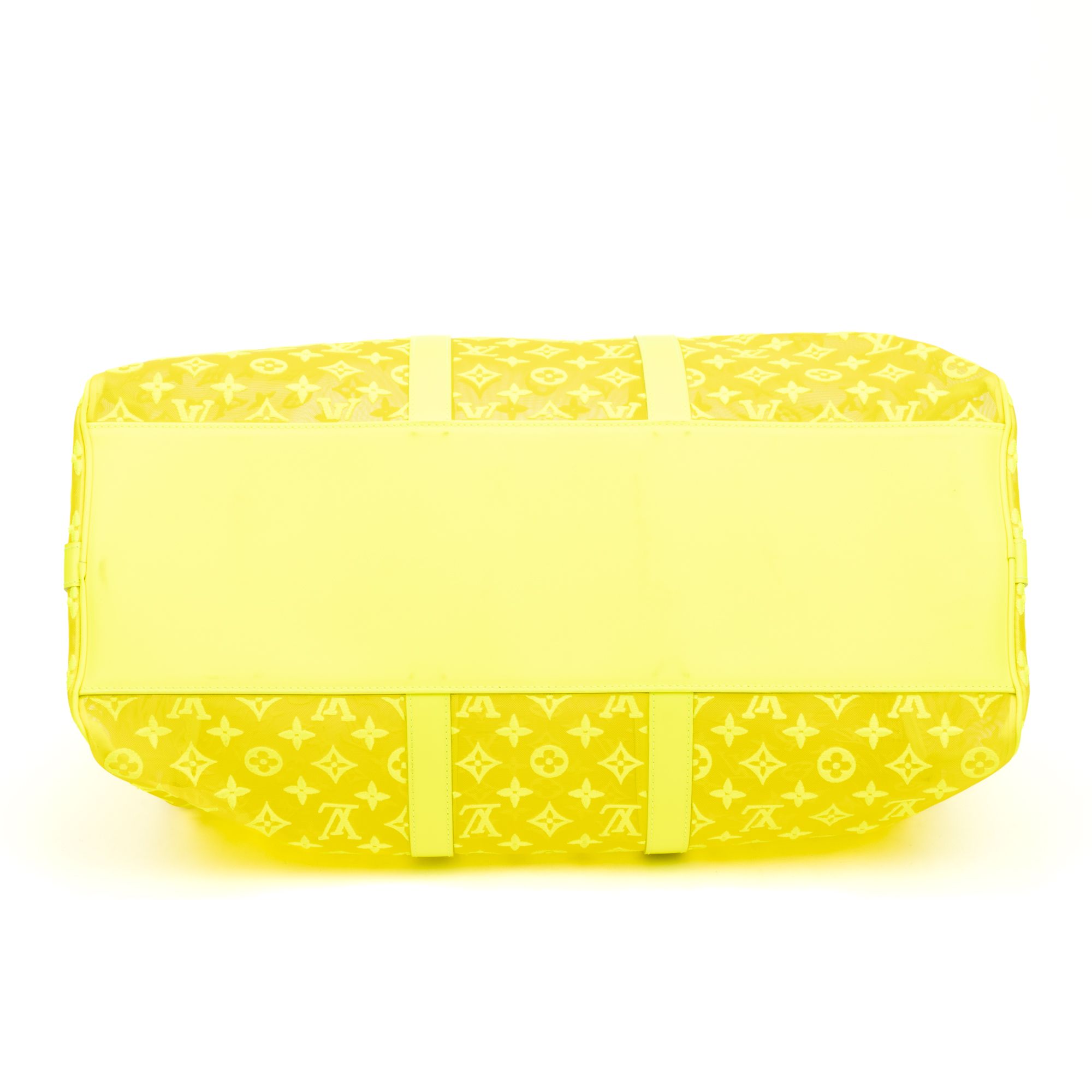 Ltd. Ed. Virgil Abloh Mesh Triangle Summer 2019 Keepall Bandouliere Monogram See Through — view 6