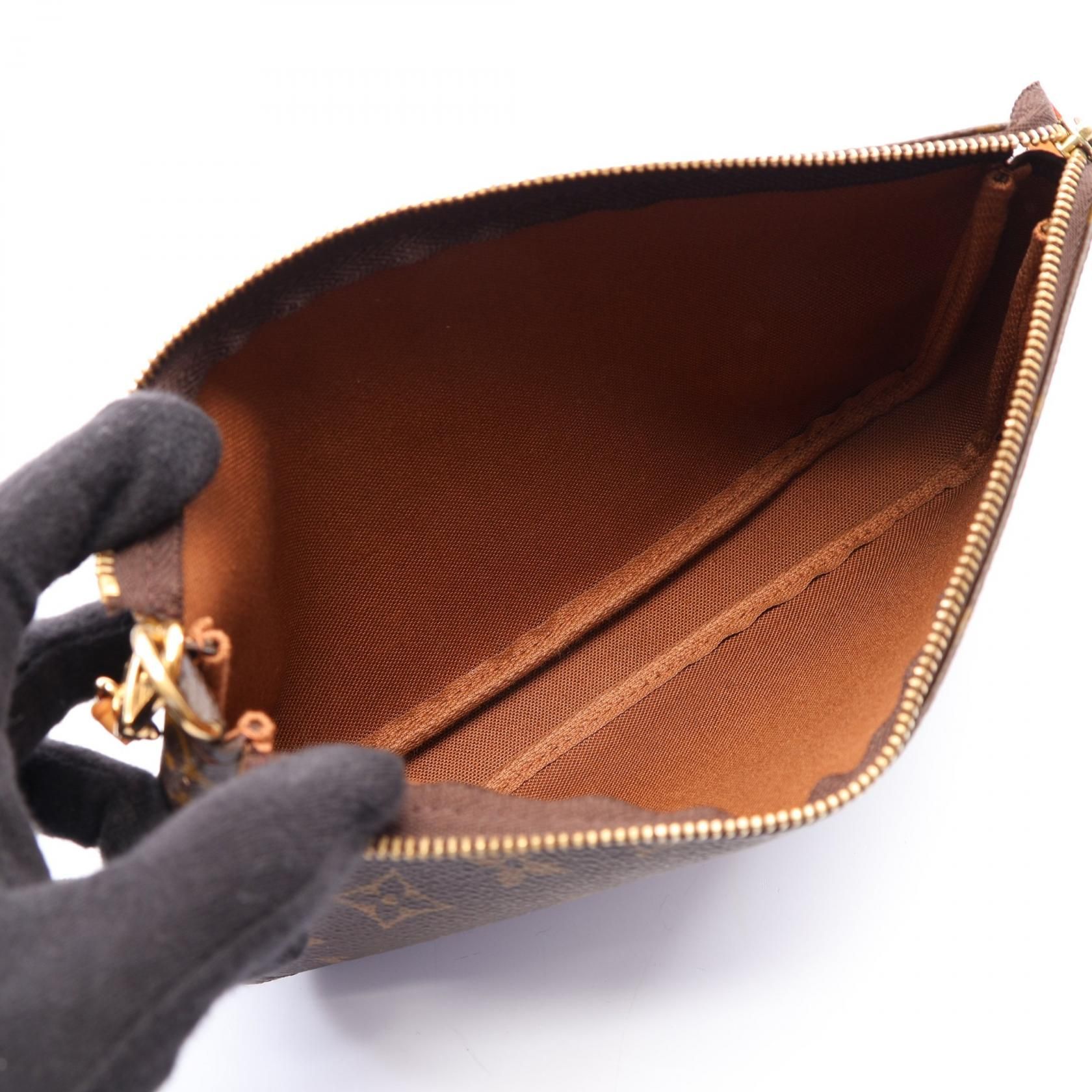 Mini Pochette Accessoires, Damier Ebene — view 3
