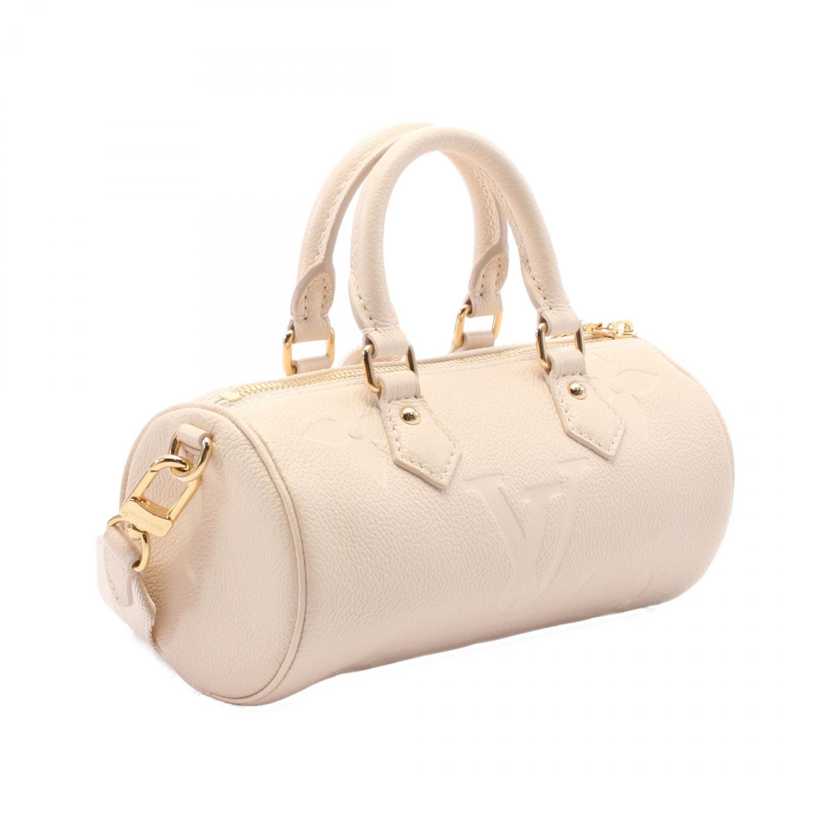 Papillon Bb Shoulder Handbag Empreinte Cream M 45994 — view 2