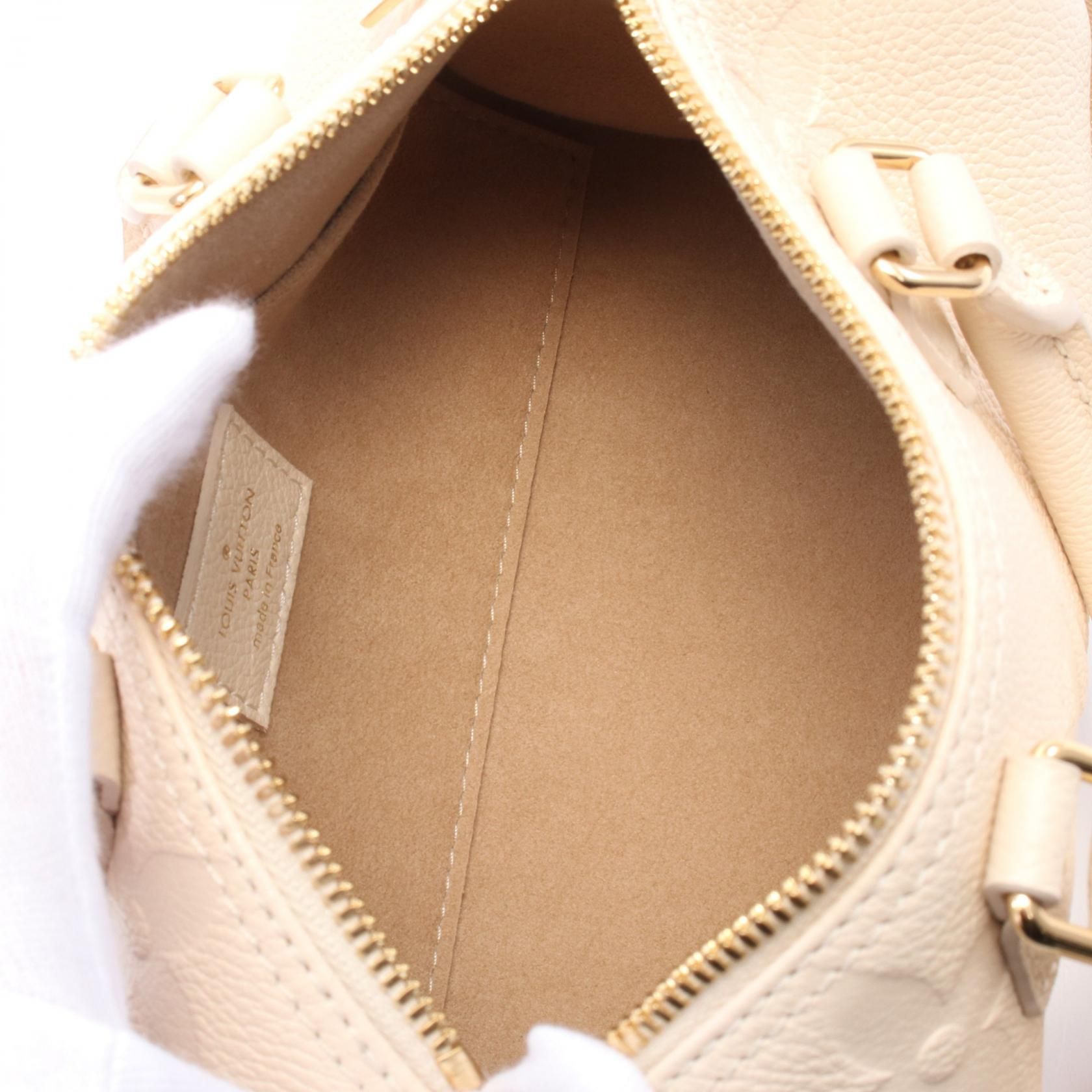 Papillon Bb Shoulder Handbag Empreinte Cream M 45994 — view 3
